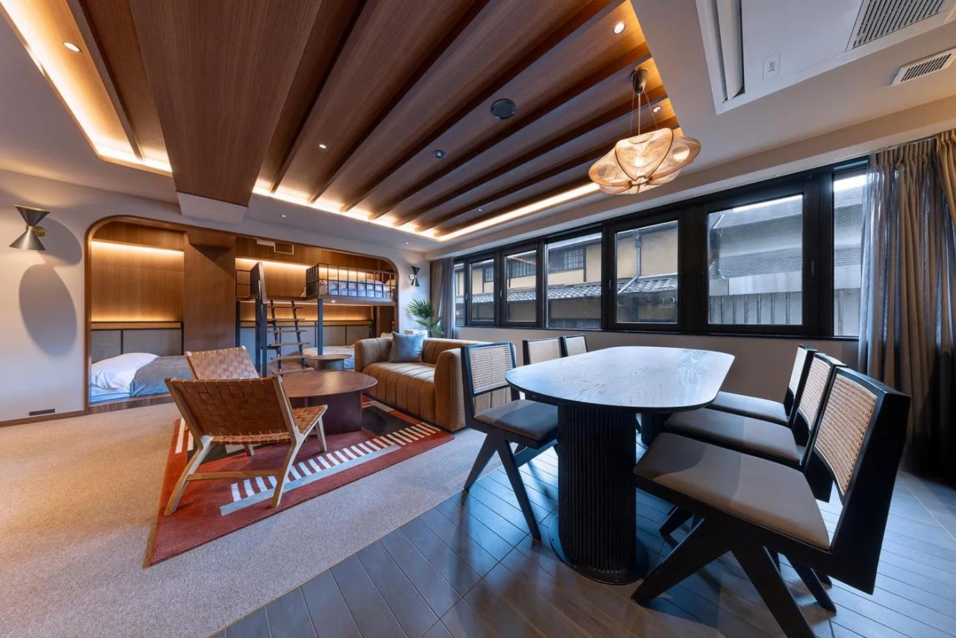 Photo of the whole room in STITCH HOTEL Kyoto