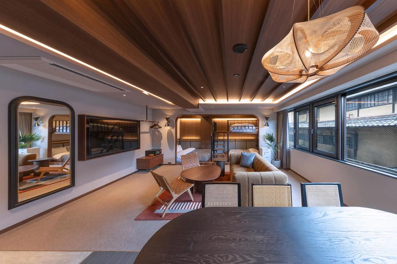 Photo of the whole room in STITCH HOTEL Kyoto