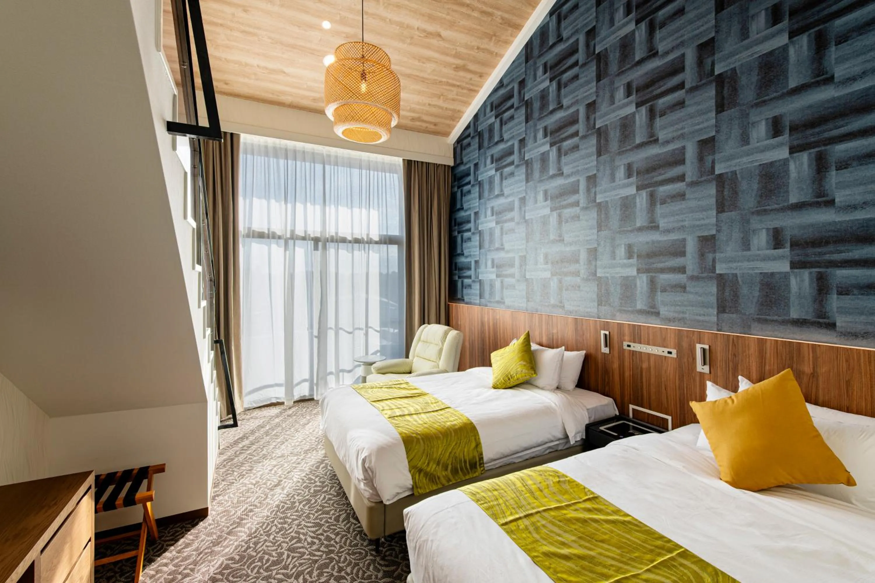 Bed in UE Garden Resort