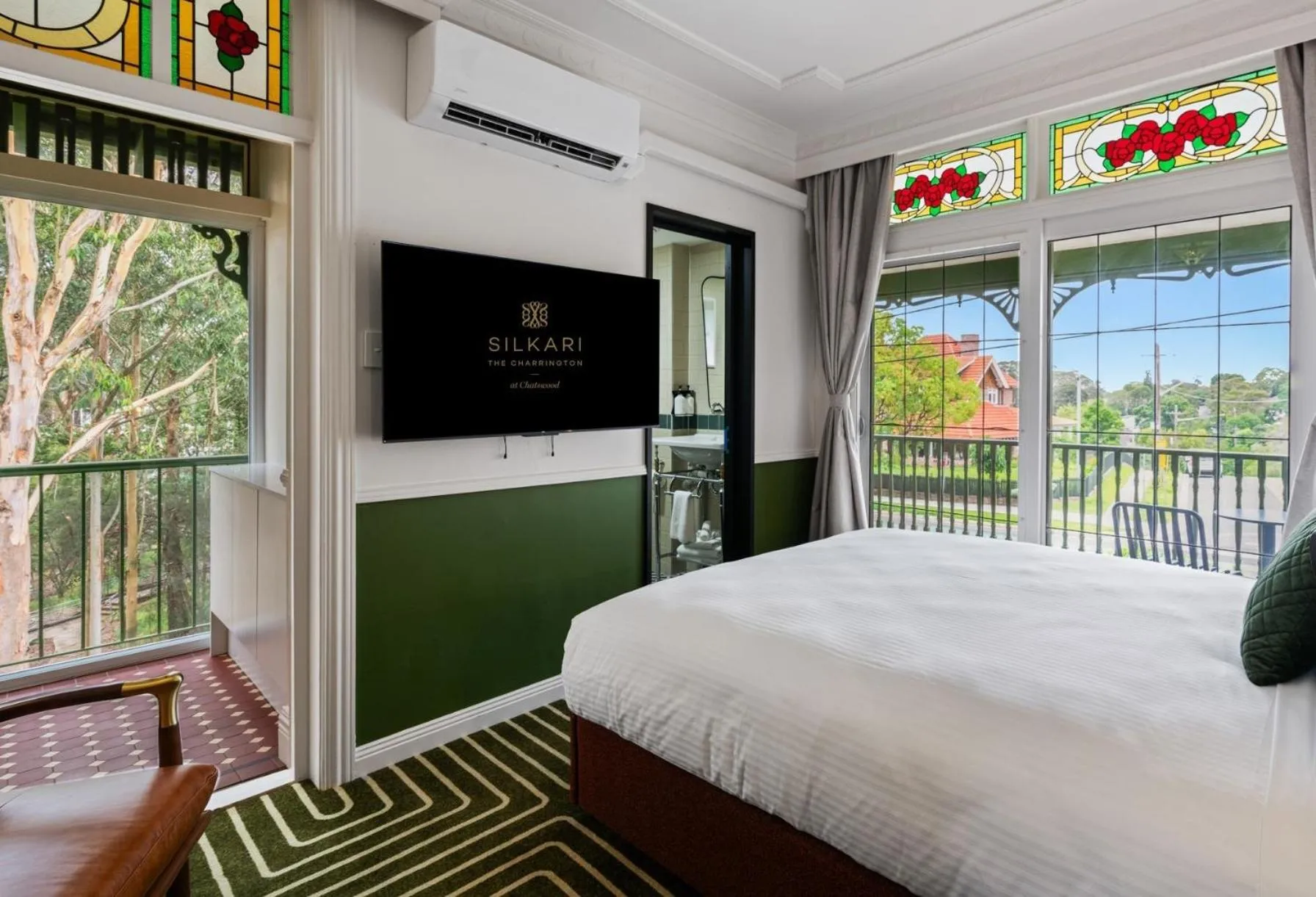 Bedroom, Bed in Silkari The Charrington at Chatswood