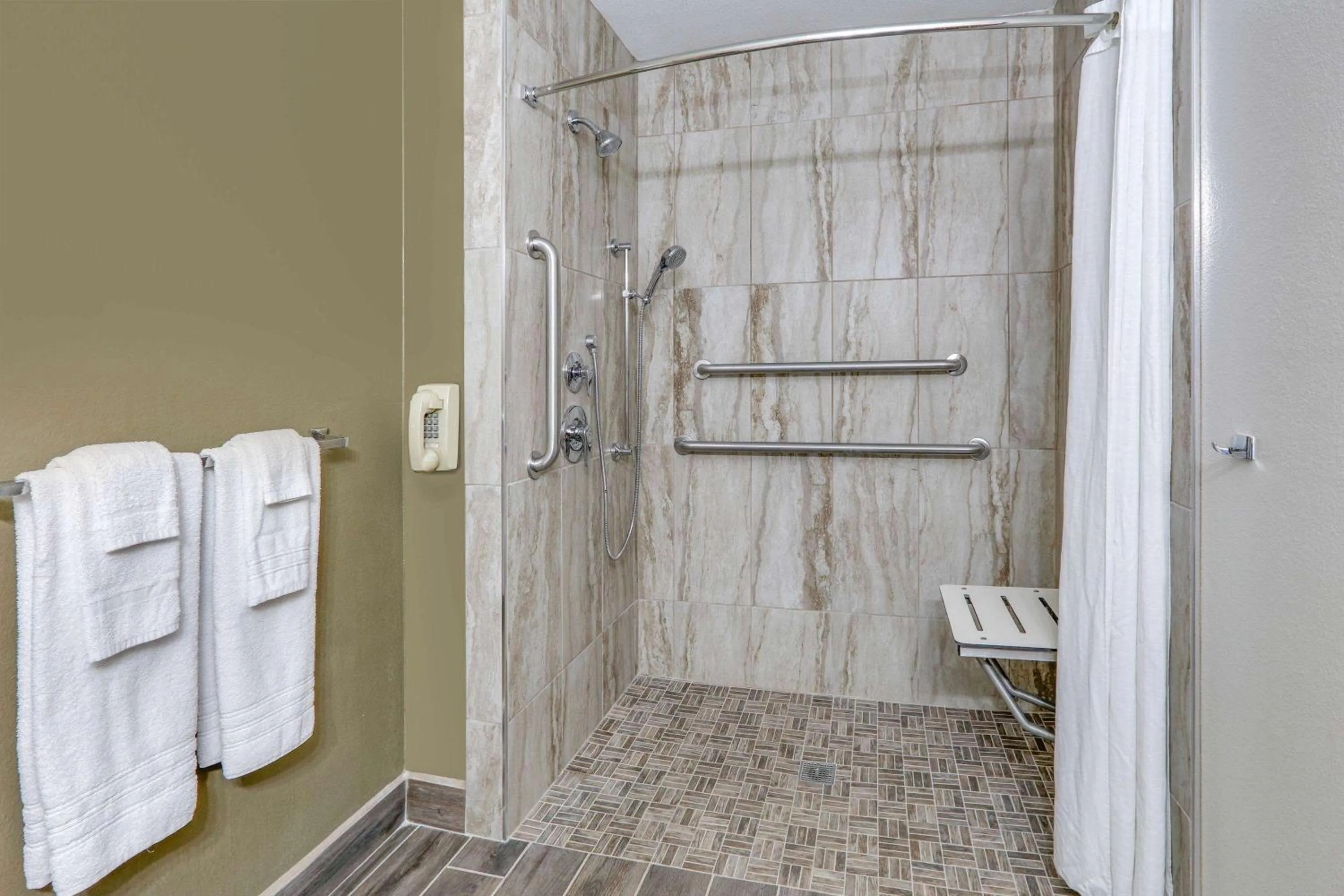 Shower in Super 8 by Wyndham Roswell