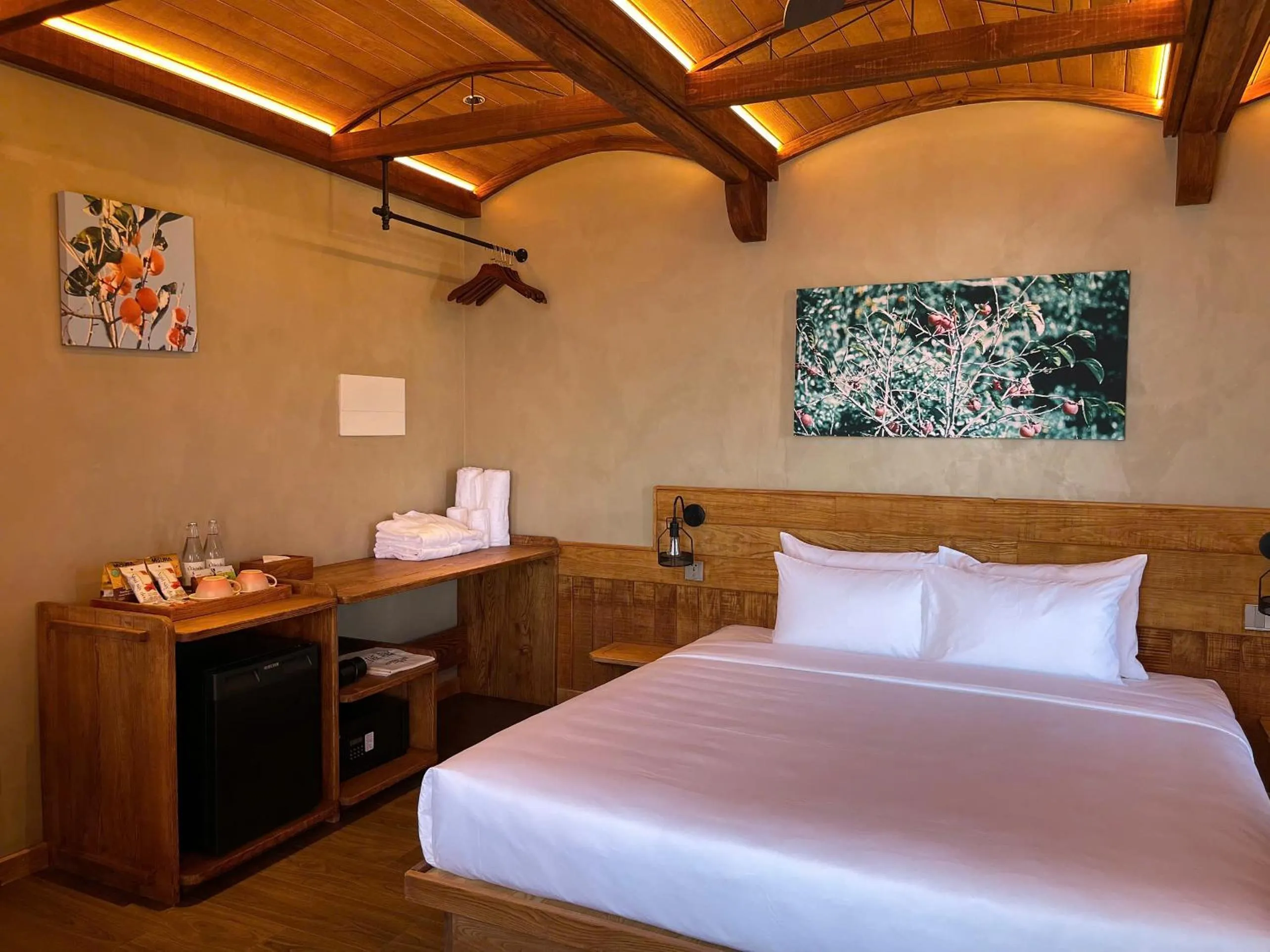 Bed in The Pink Boutique Hotel