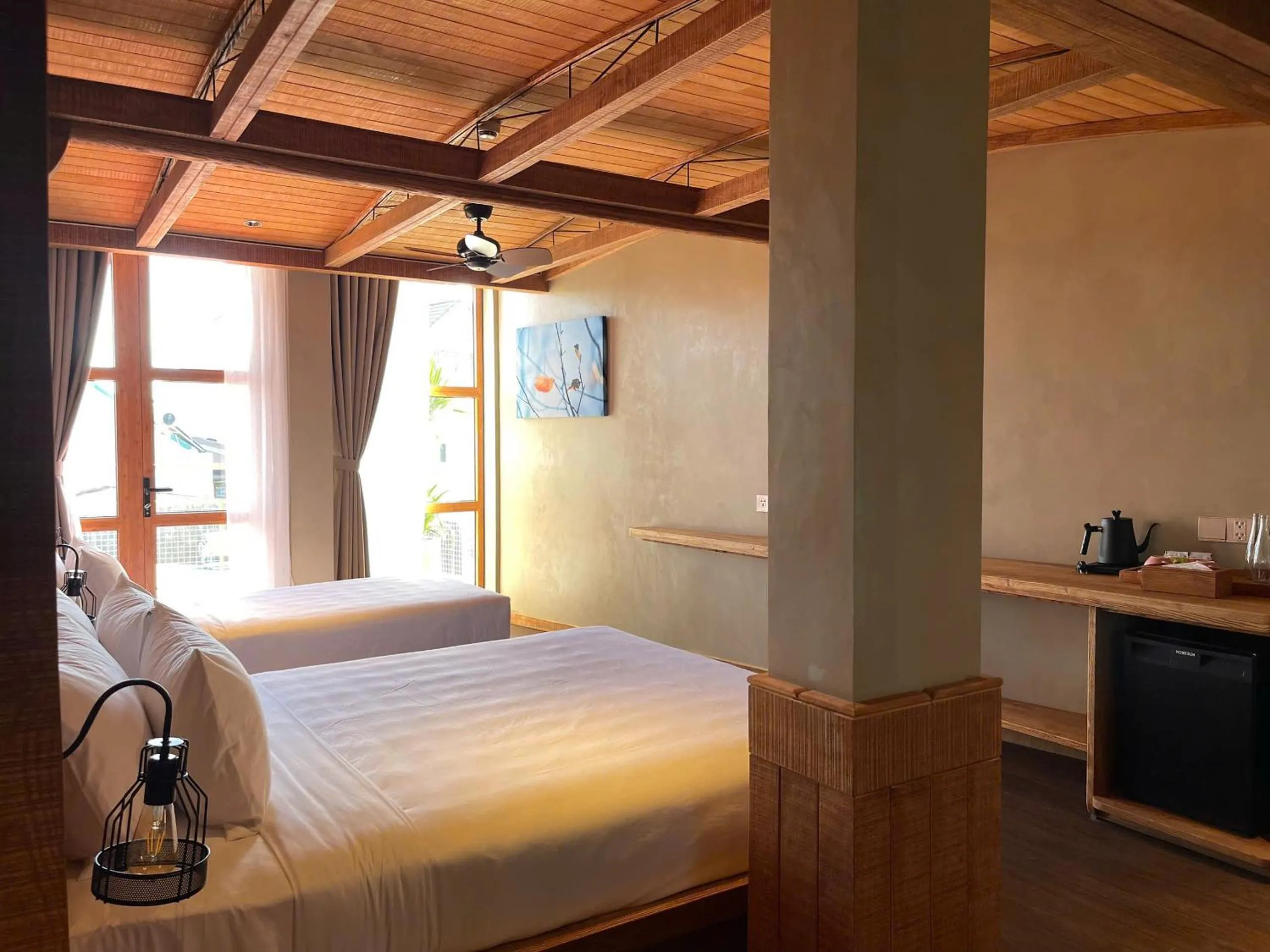 Bed in The Pink Boutique Hotel