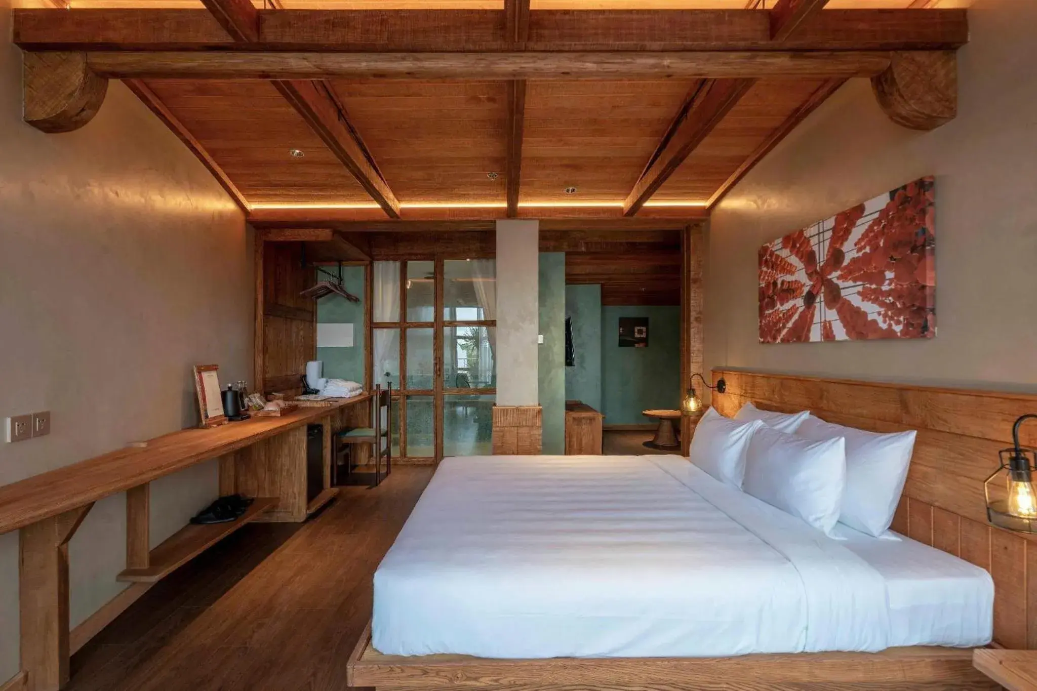 King Room with Balcony in The Pink Boutique Hotel King Room with Balcony in The Pink Boutique Hotel