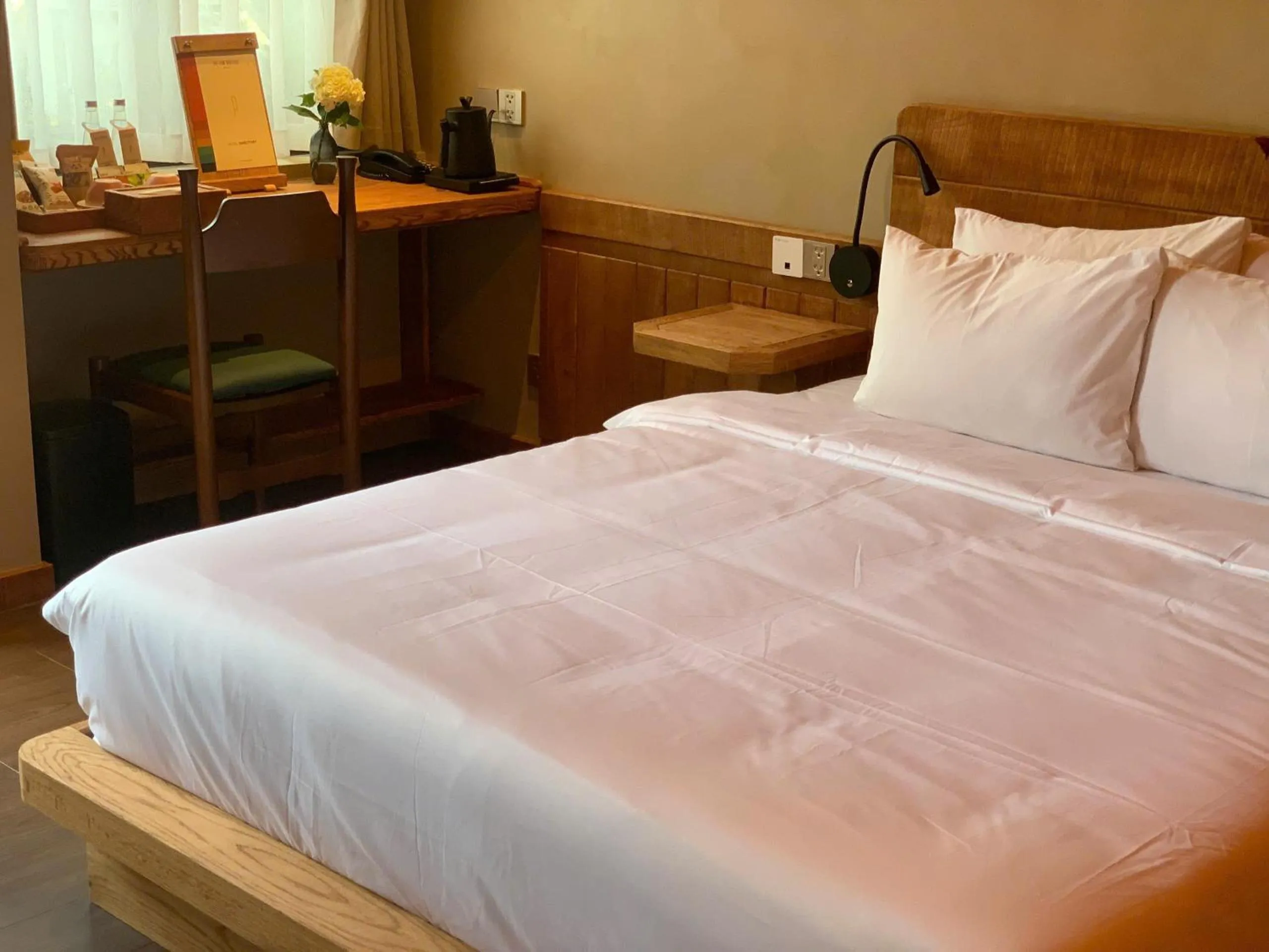 Bed in The Pink Boutique Hotel