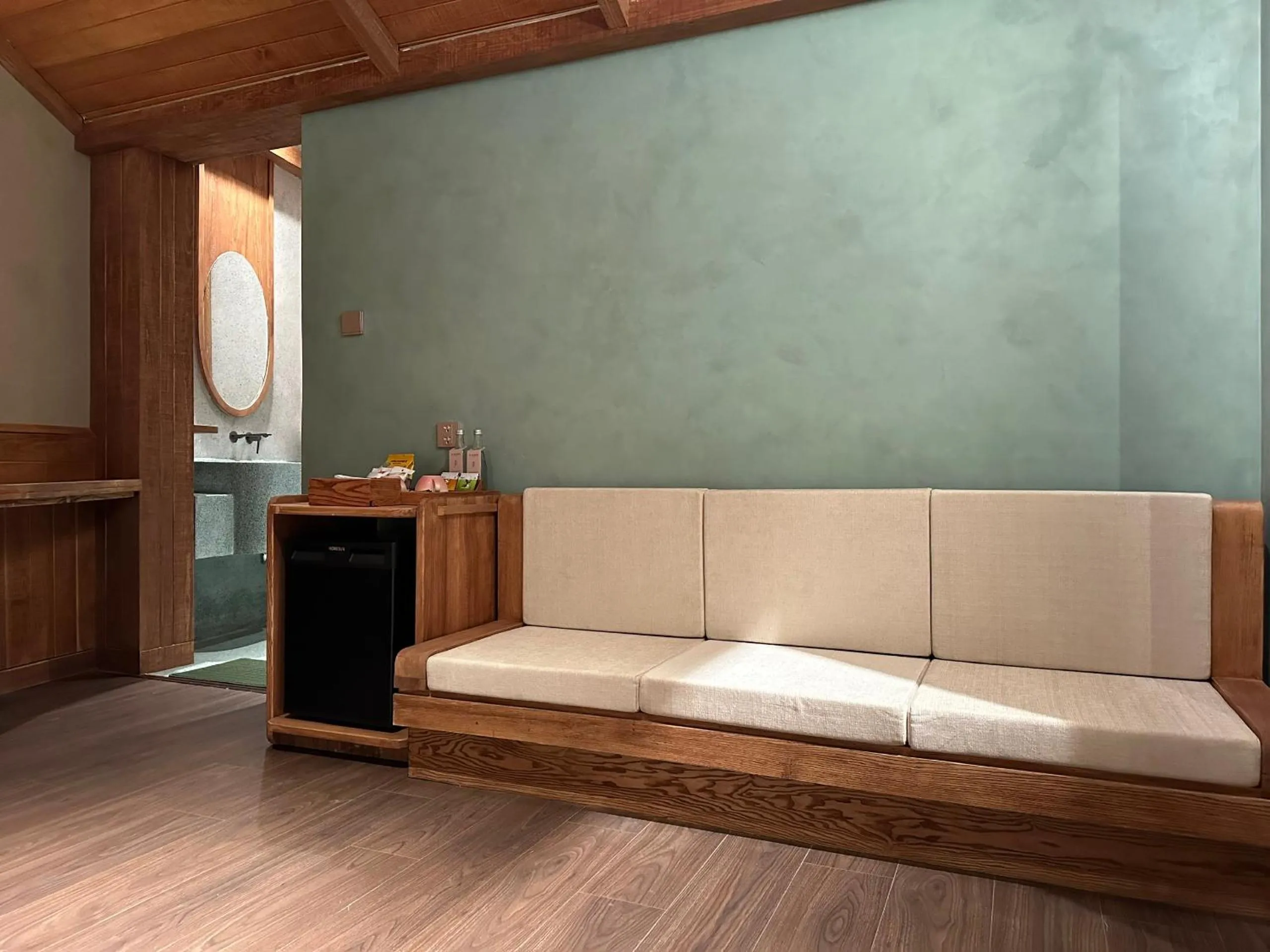 Seating area in The Pink Boutique Hotel