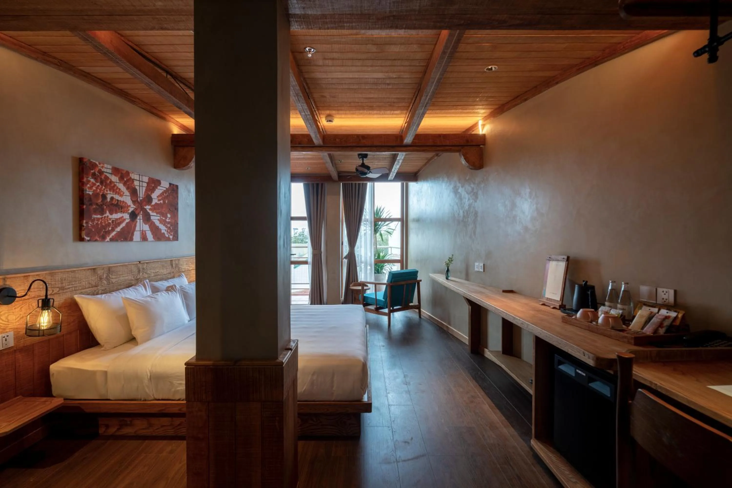 Bed in The Pink Boutique Hotel