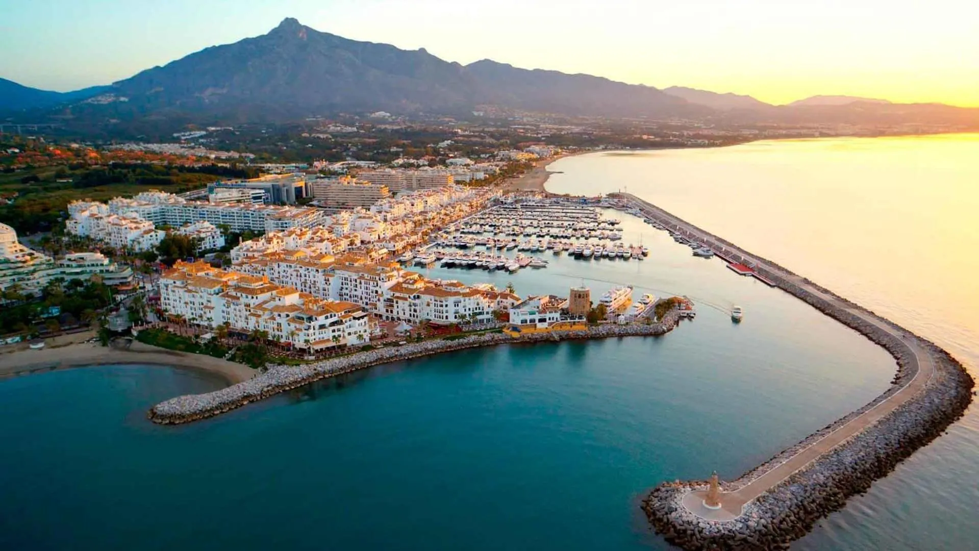 Bird's eye view in Atico Puerto Banus, Marbella