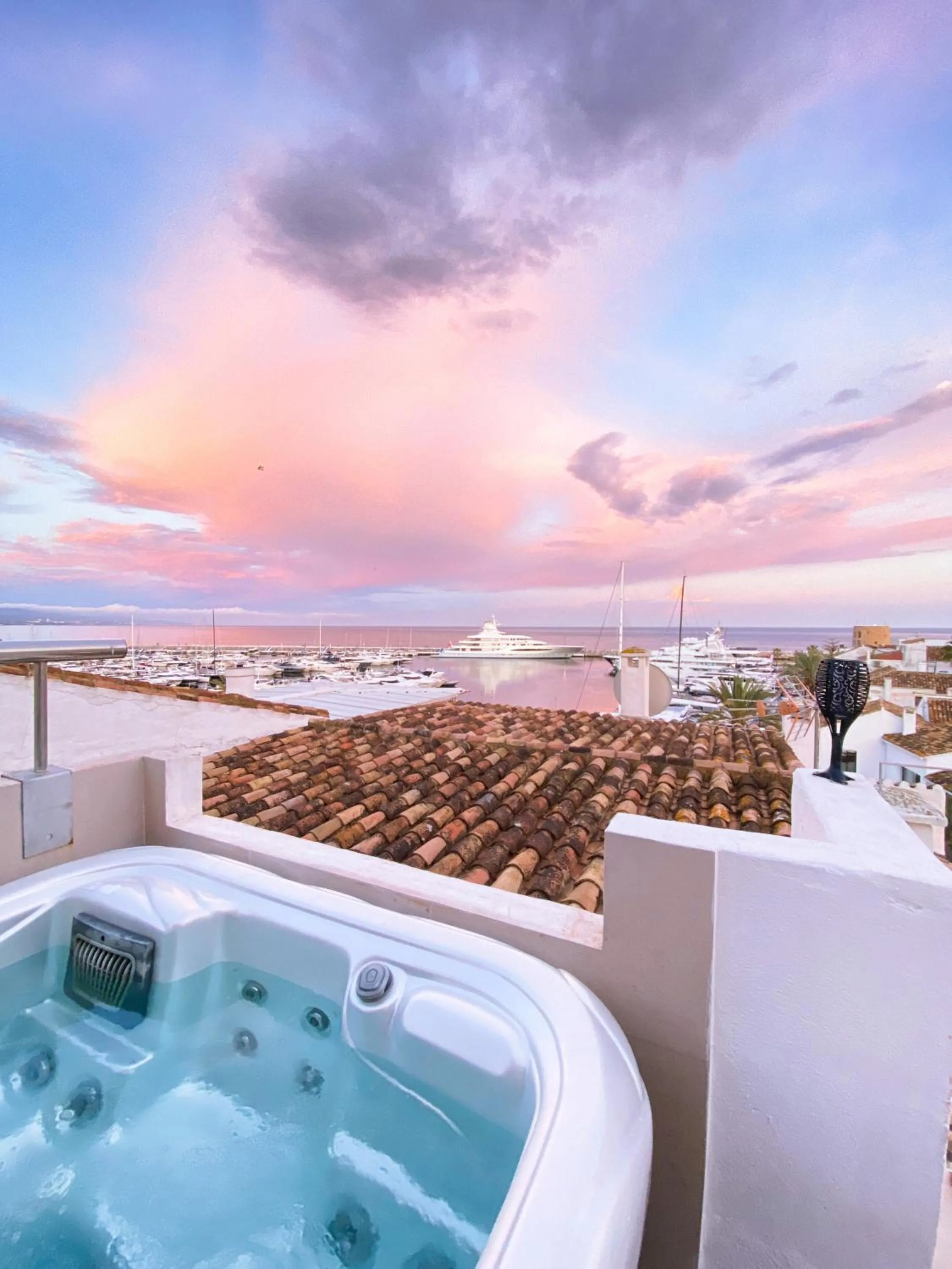 Sunset in Atico Puerto Banus, Marbella