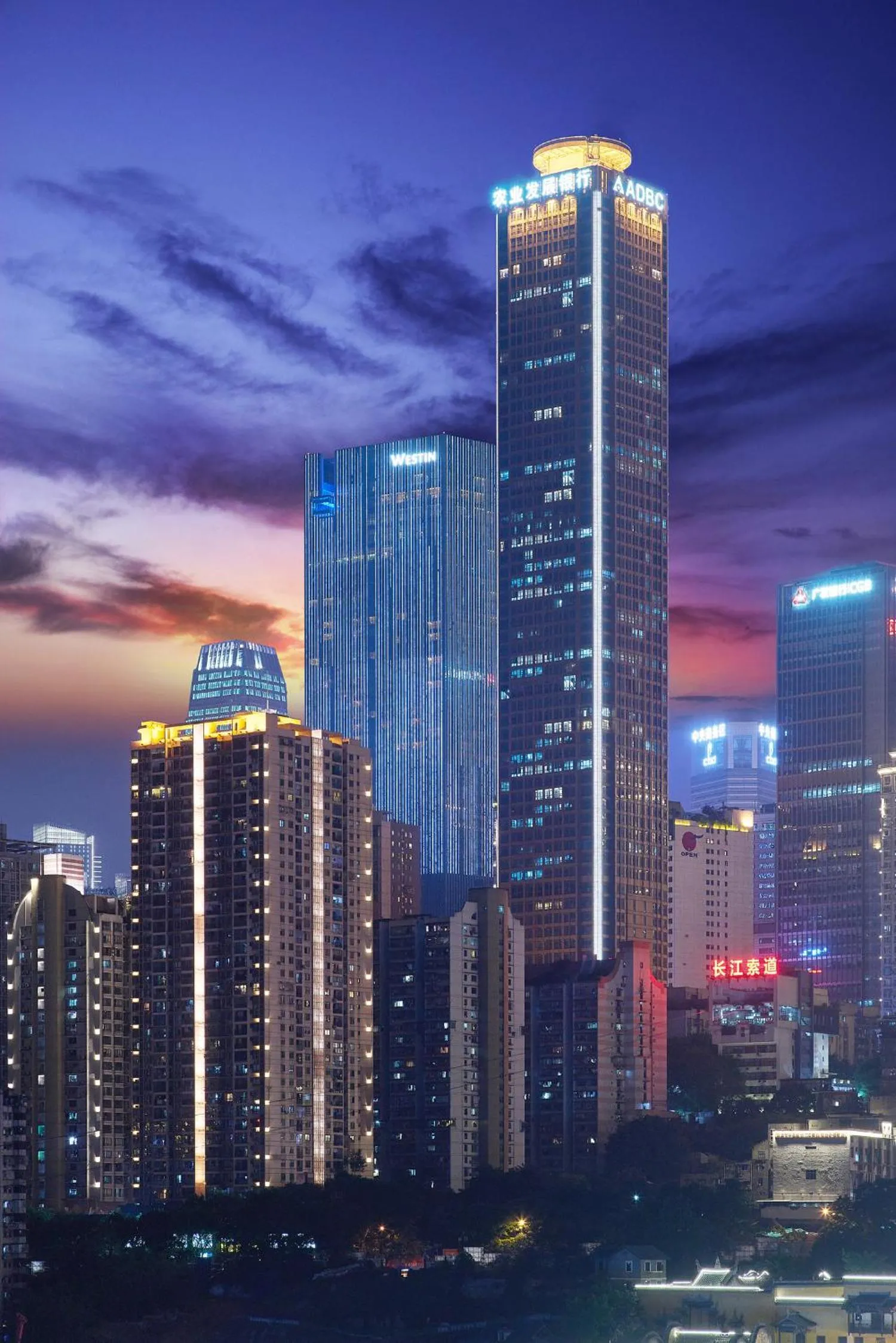 Property building in m58 Sky Sunset Hotel-Chongqing jiefangbei Yuanduan Zhiyan