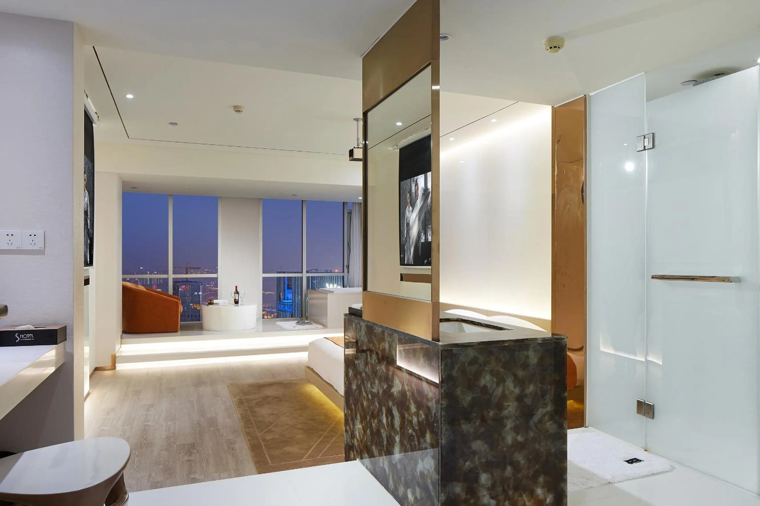 Photo of the whole room in m58 Sky Sunset Hotel-Chongqing jiefangbei Yuanduan Zhiyan