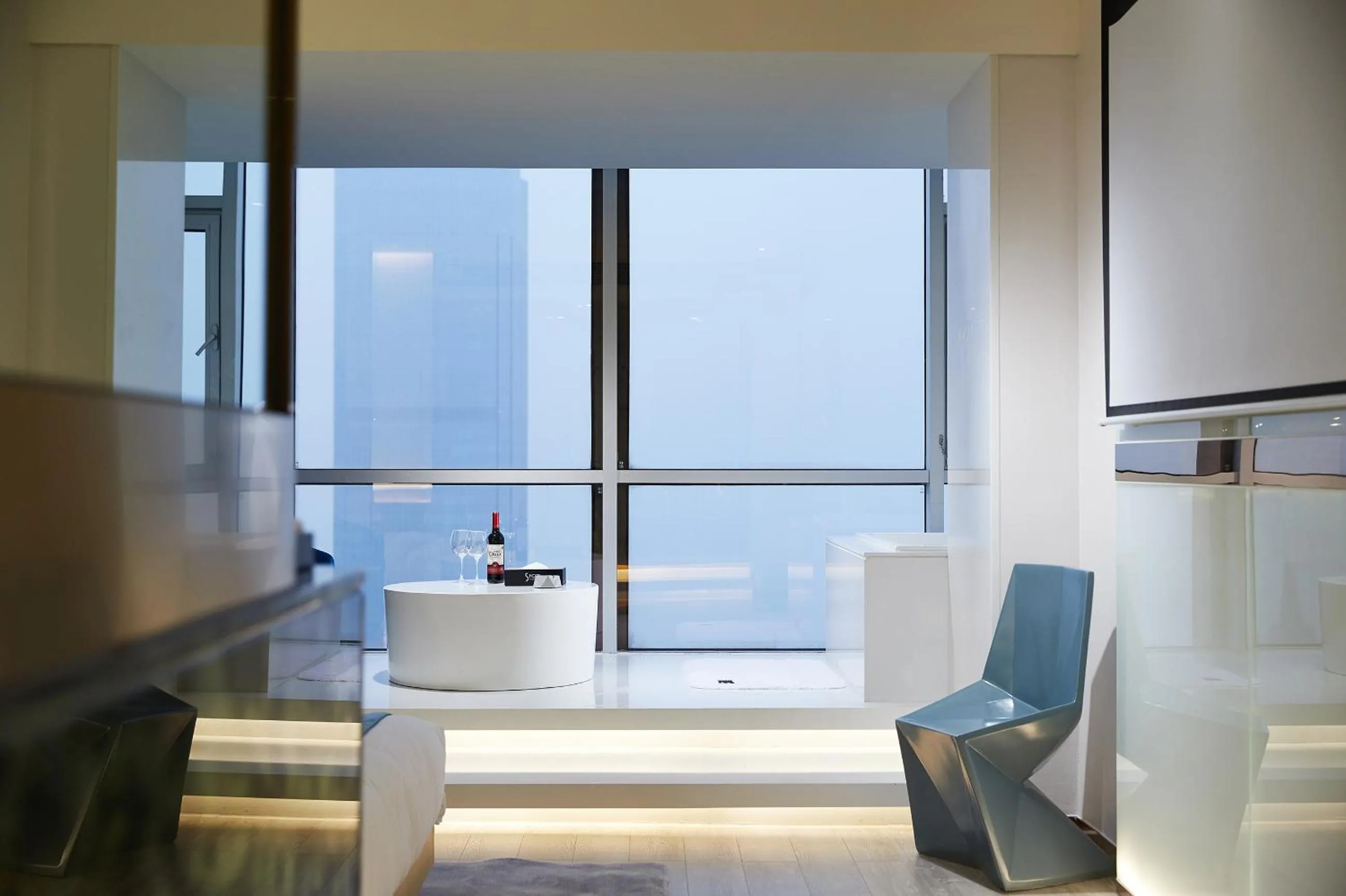Dining area in m58 Sky Sunset Hotel-Chongqing jiefangbei Yuanduan Zhiyan