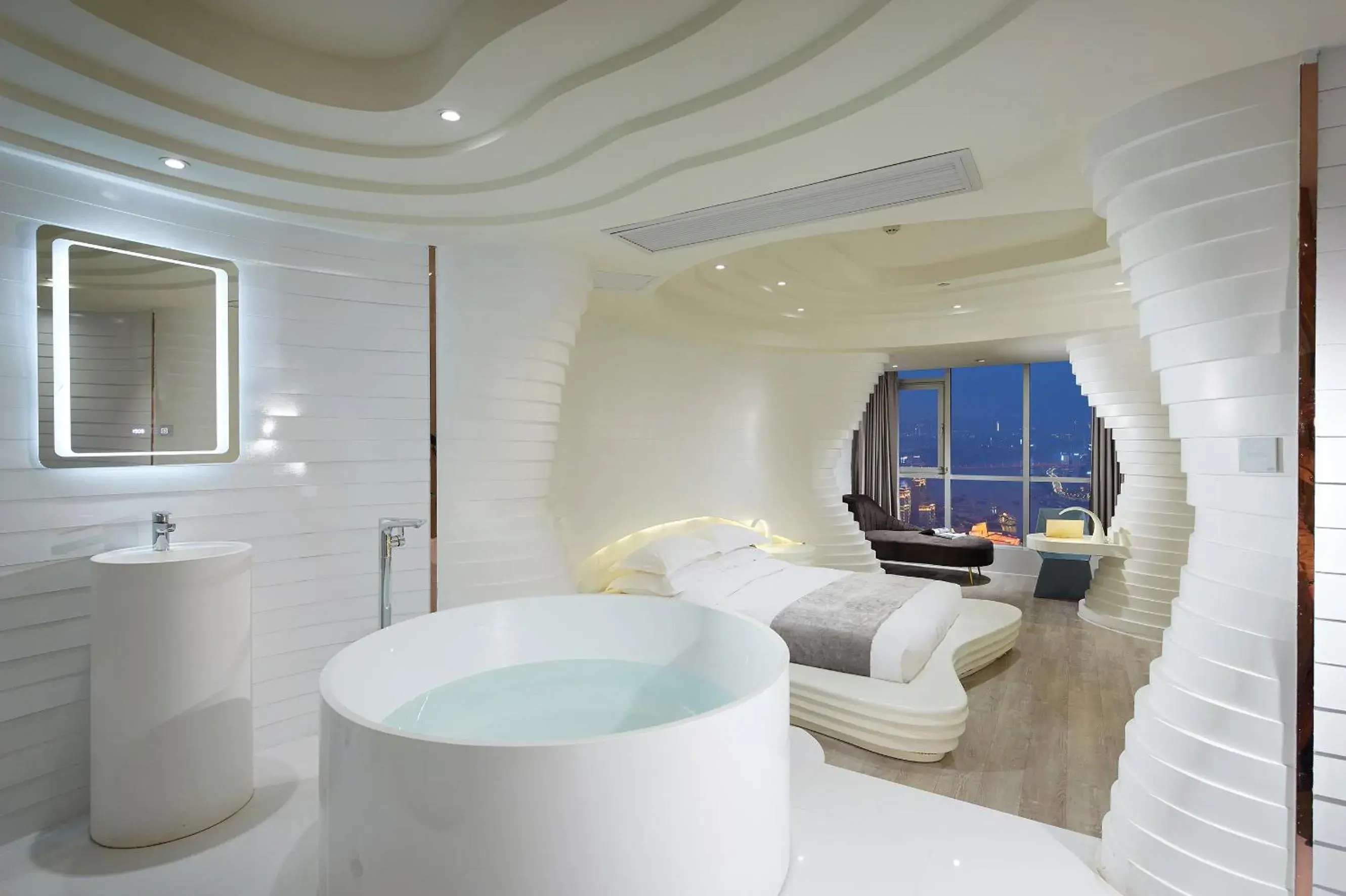Studio with Spa Bath in m58 Sky Sunset Hotel-Chongqing jiefangbei Yuanduan Zhiyan Studio with Spa Bath in m58 Sky Sunset Hotel-Chongqing jiefangbei Yuanduan Zhiyan