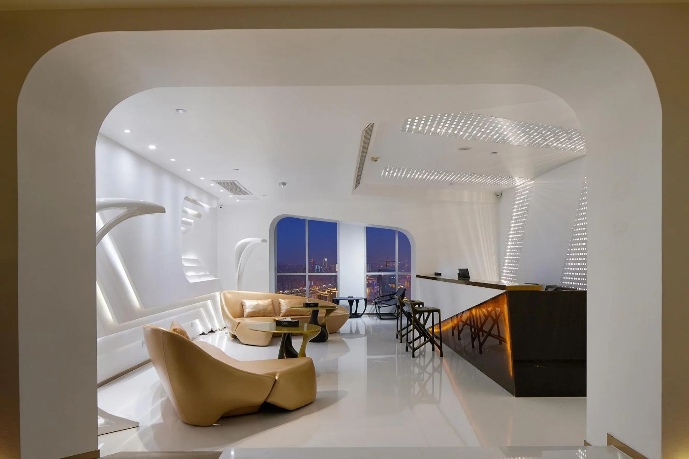 Lobby or reception in m58 Sky Sunset Hotel-Chongqing jiefangbei Yuanduan Zhiyan