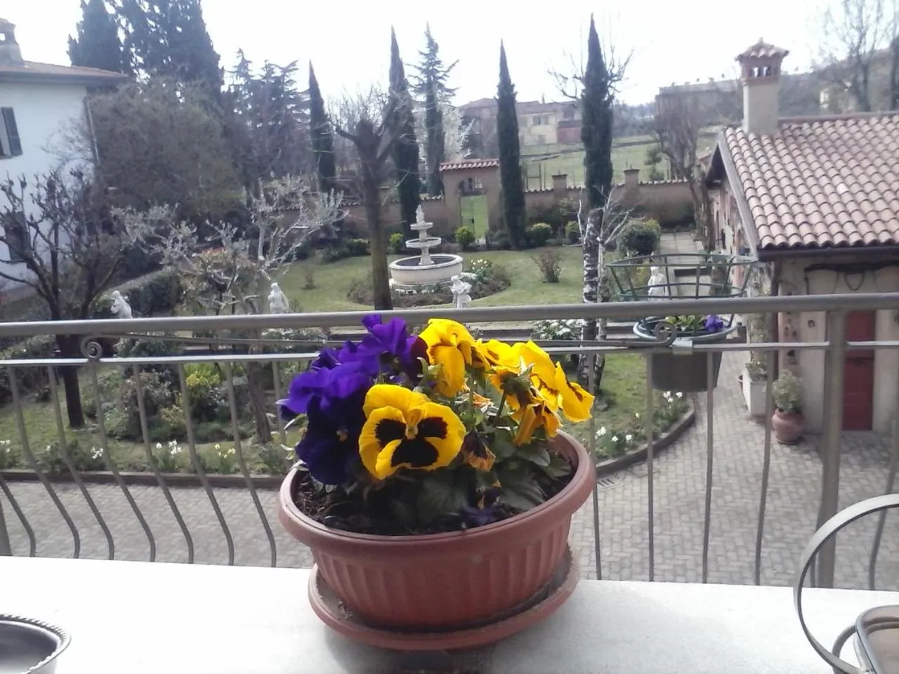 Balcony/Terrace in Cascina CORTEPRIMAVERA, B&B del Baliot