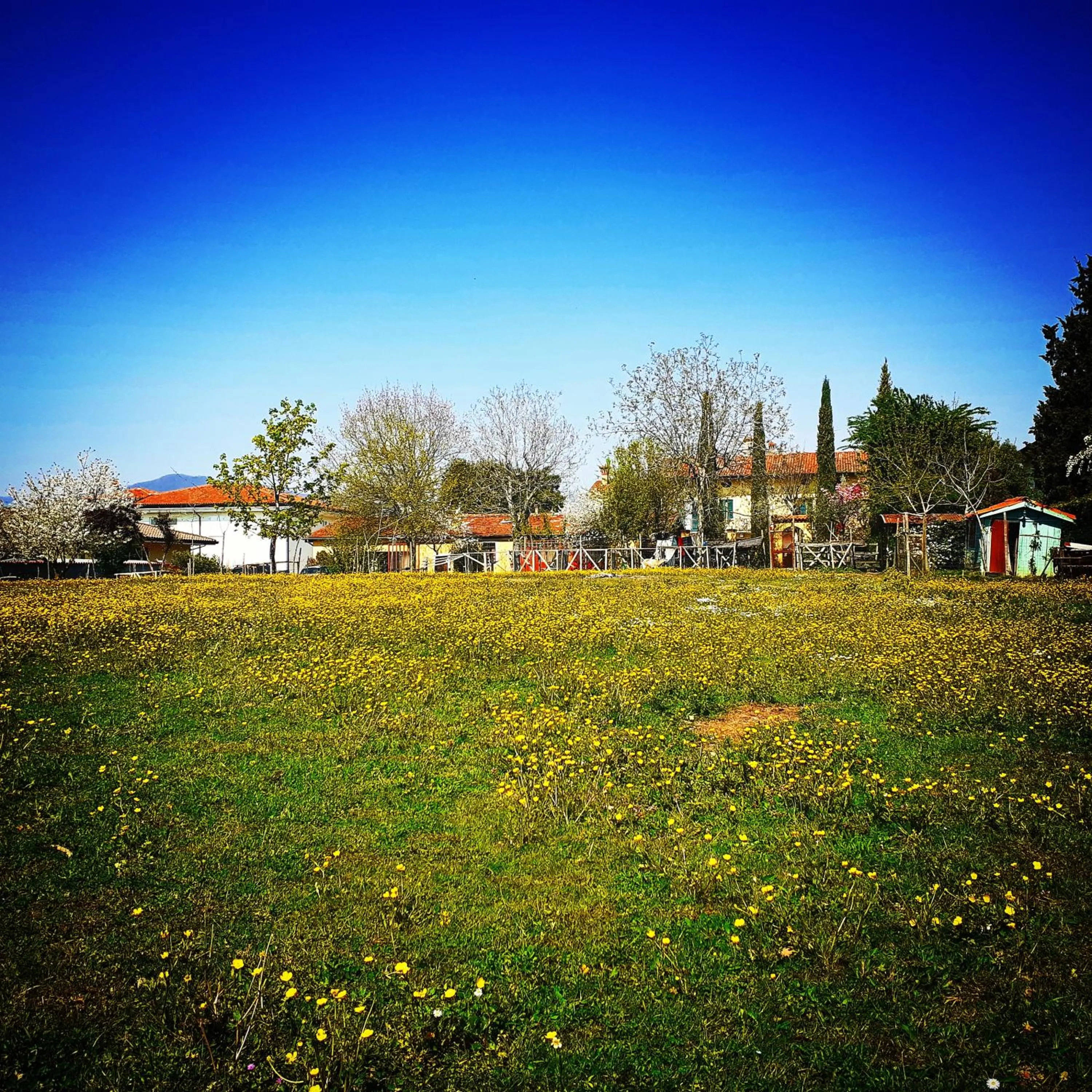 Patio in Cascina CORTEPRIMAVERA, B&B del Baliot