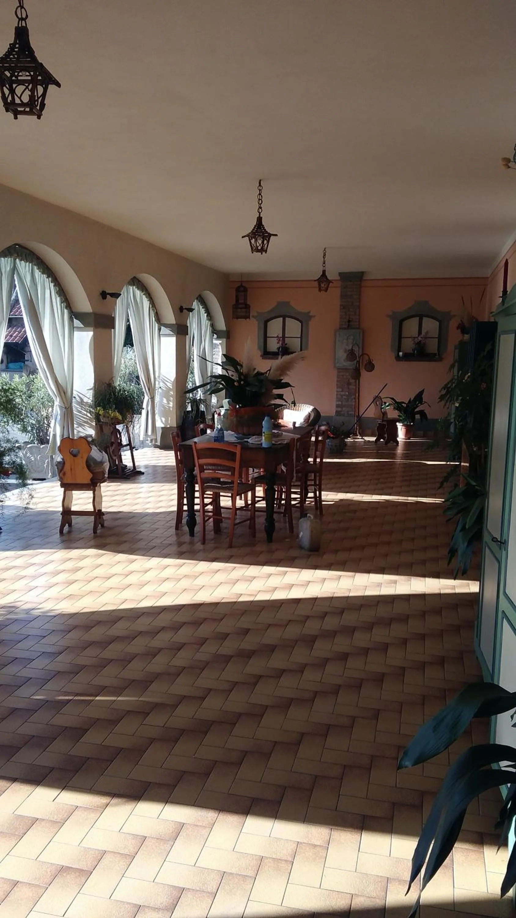 Patio in Cascina CORTEPRIMAVERA, B&B del Baliot