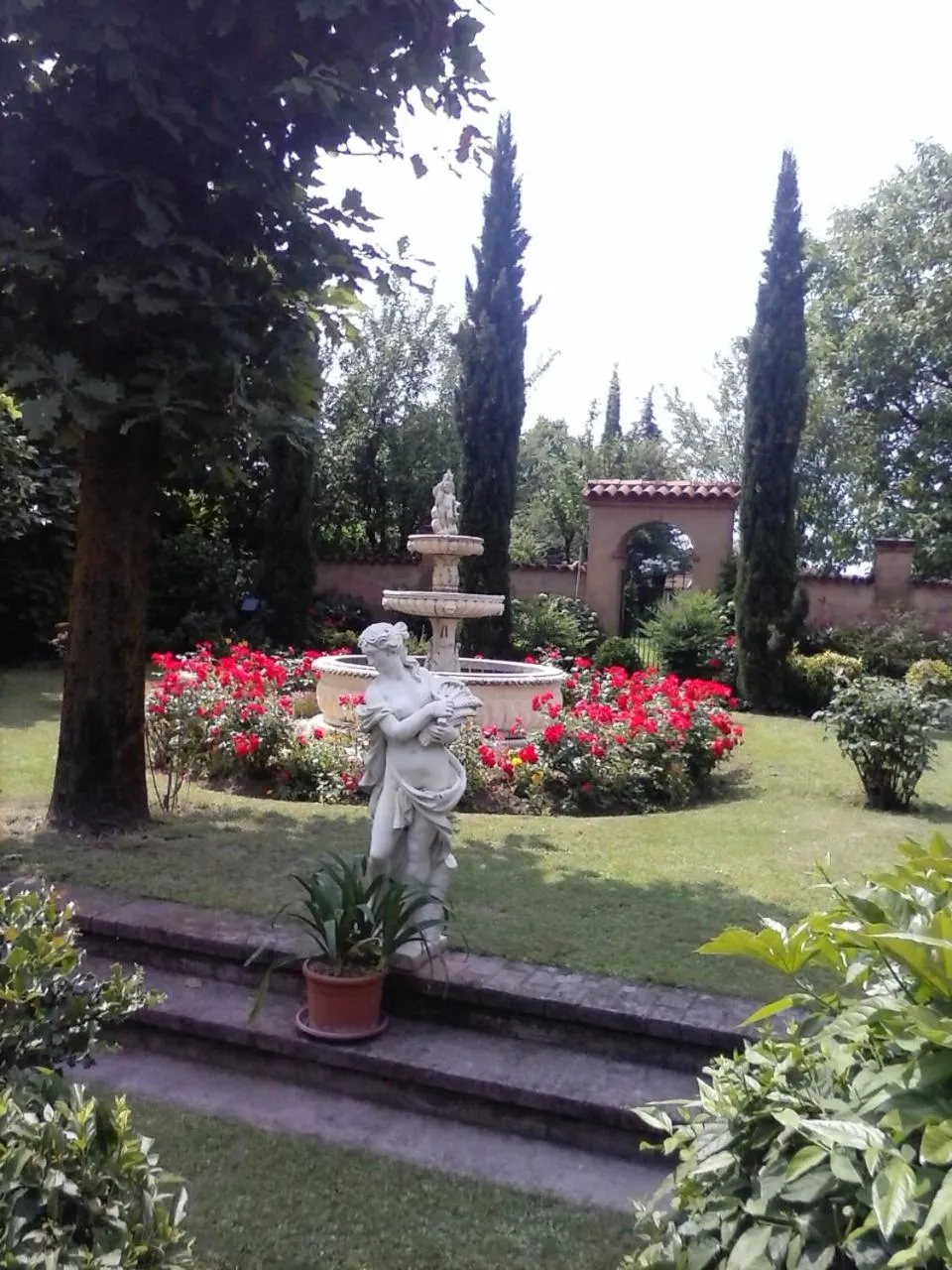Patio in Cascina CORTEPRIMAVERA, B&B del Baliot