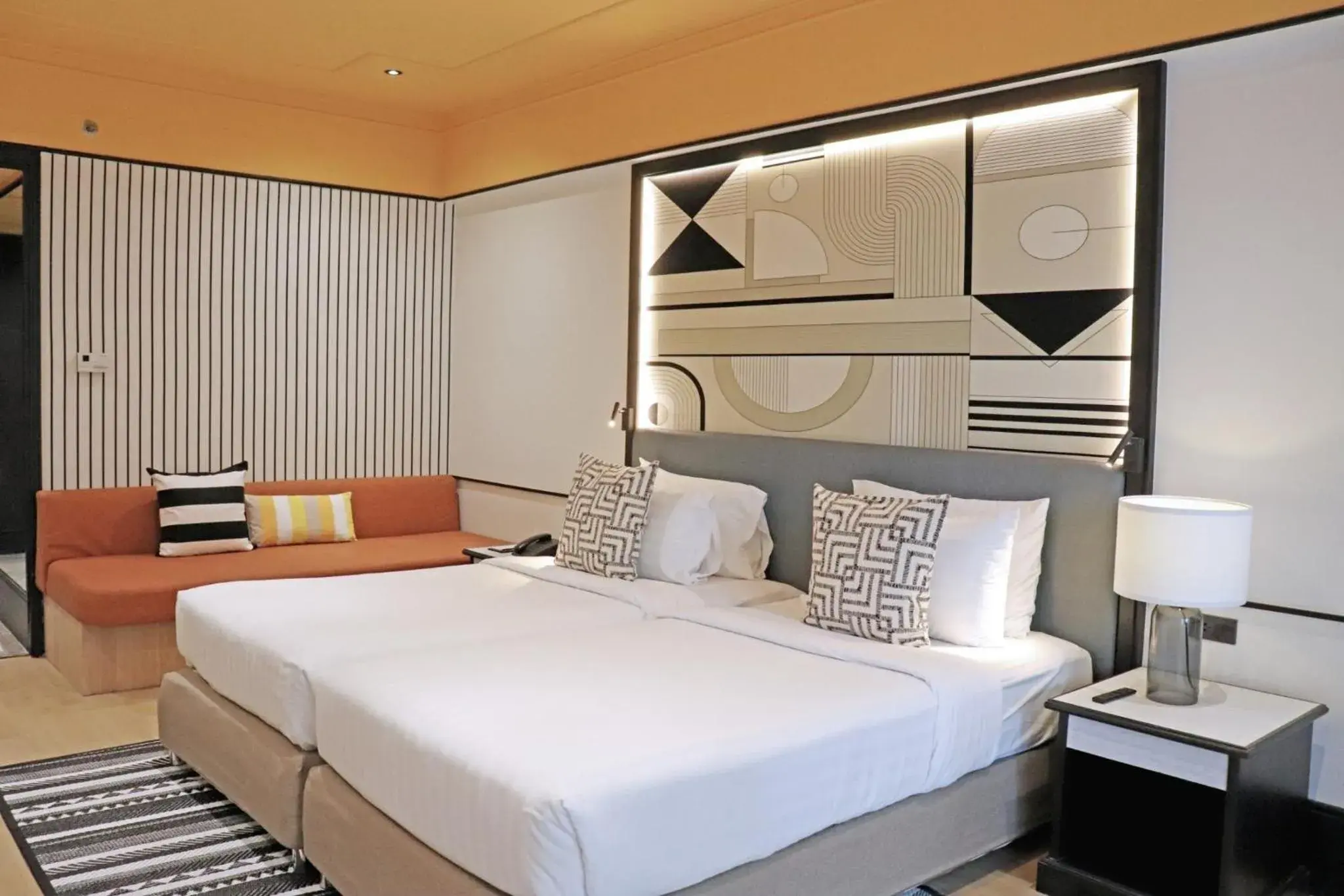 Superior Twin Room in The Quarter Saphankhwai by UHG Superior Twin Room in The Quarter Saphankhwai by UHG