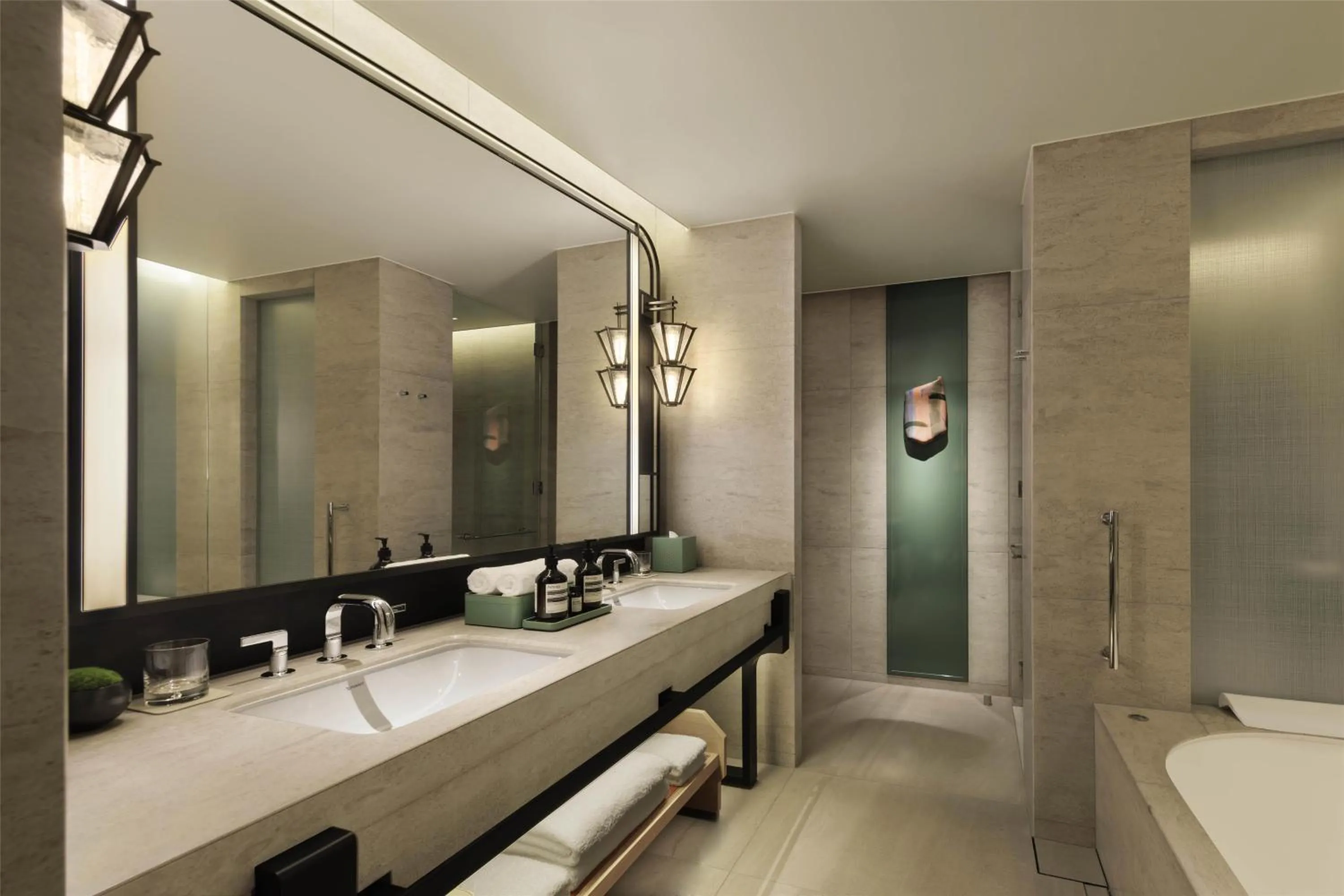 Bathroom in Waldorf Astoria Osaka