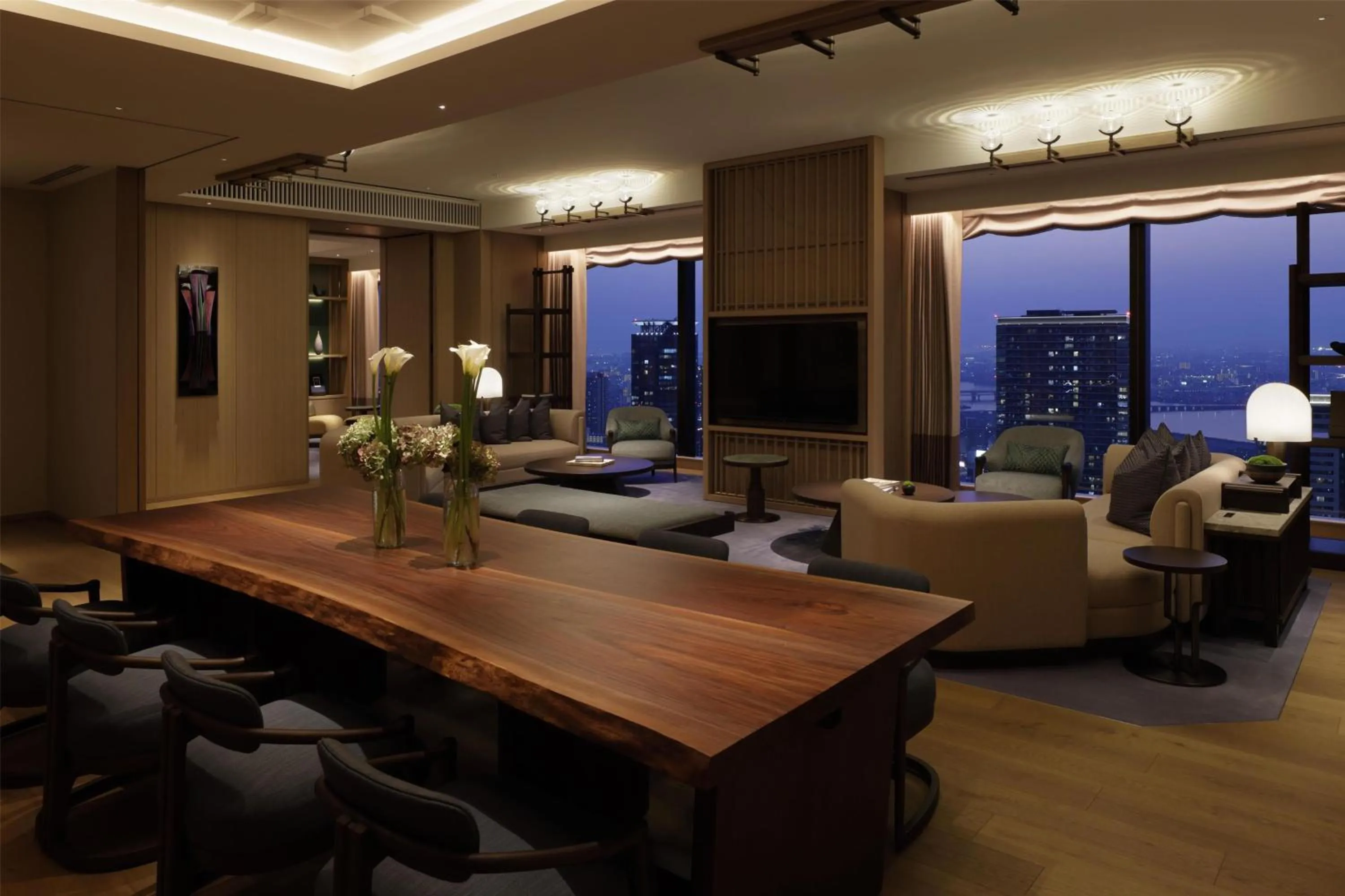 Living room in Waldorf Astoria Osaka