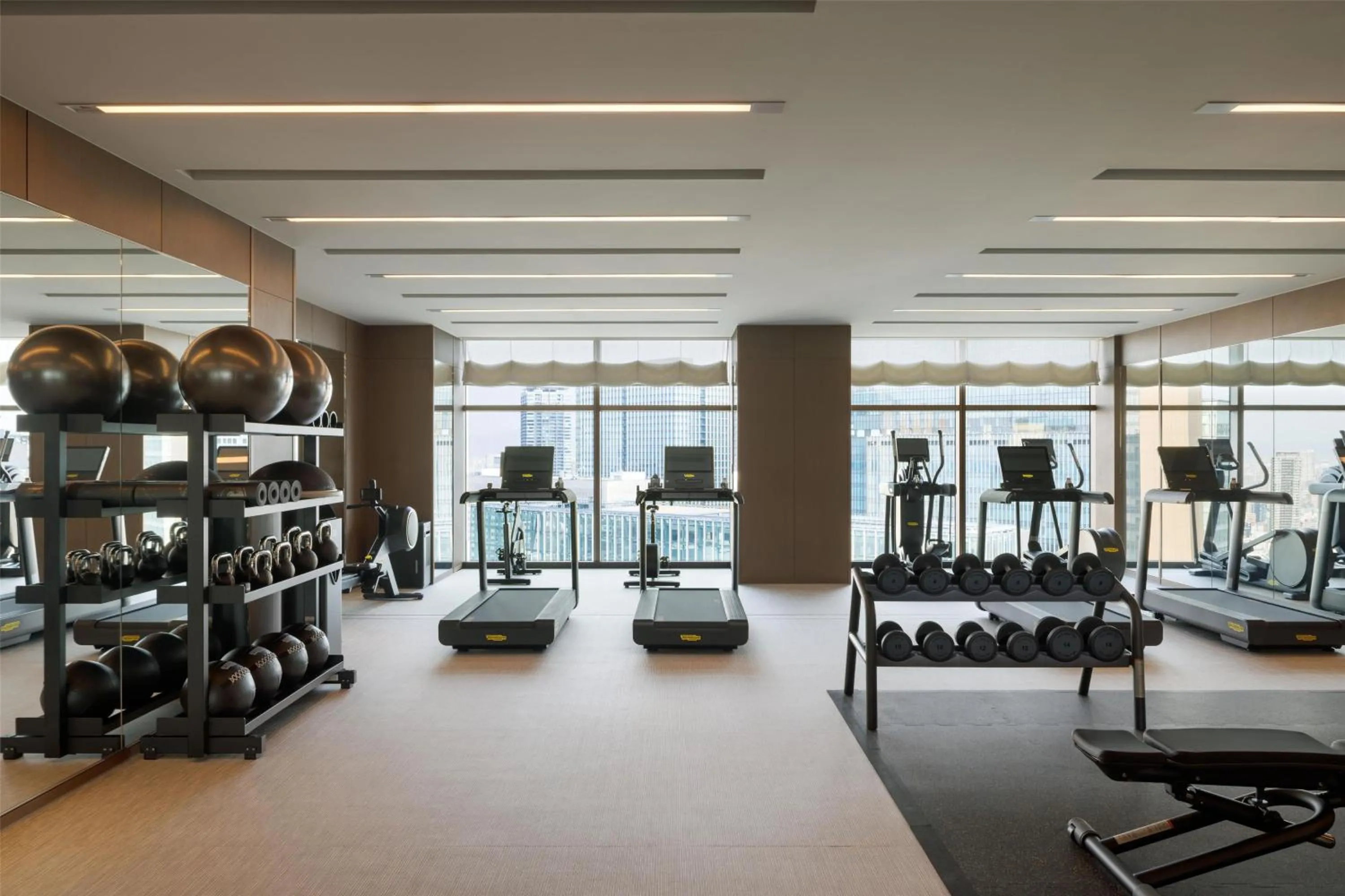 Fitness centre/facilities in Waldorf Astoria Osaka