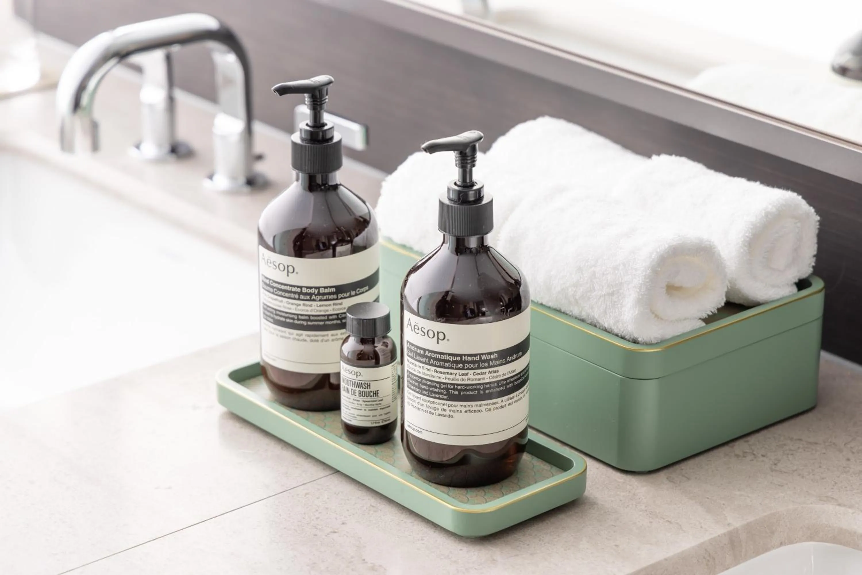 Bathroom in Waldorf Astoria Osaka
