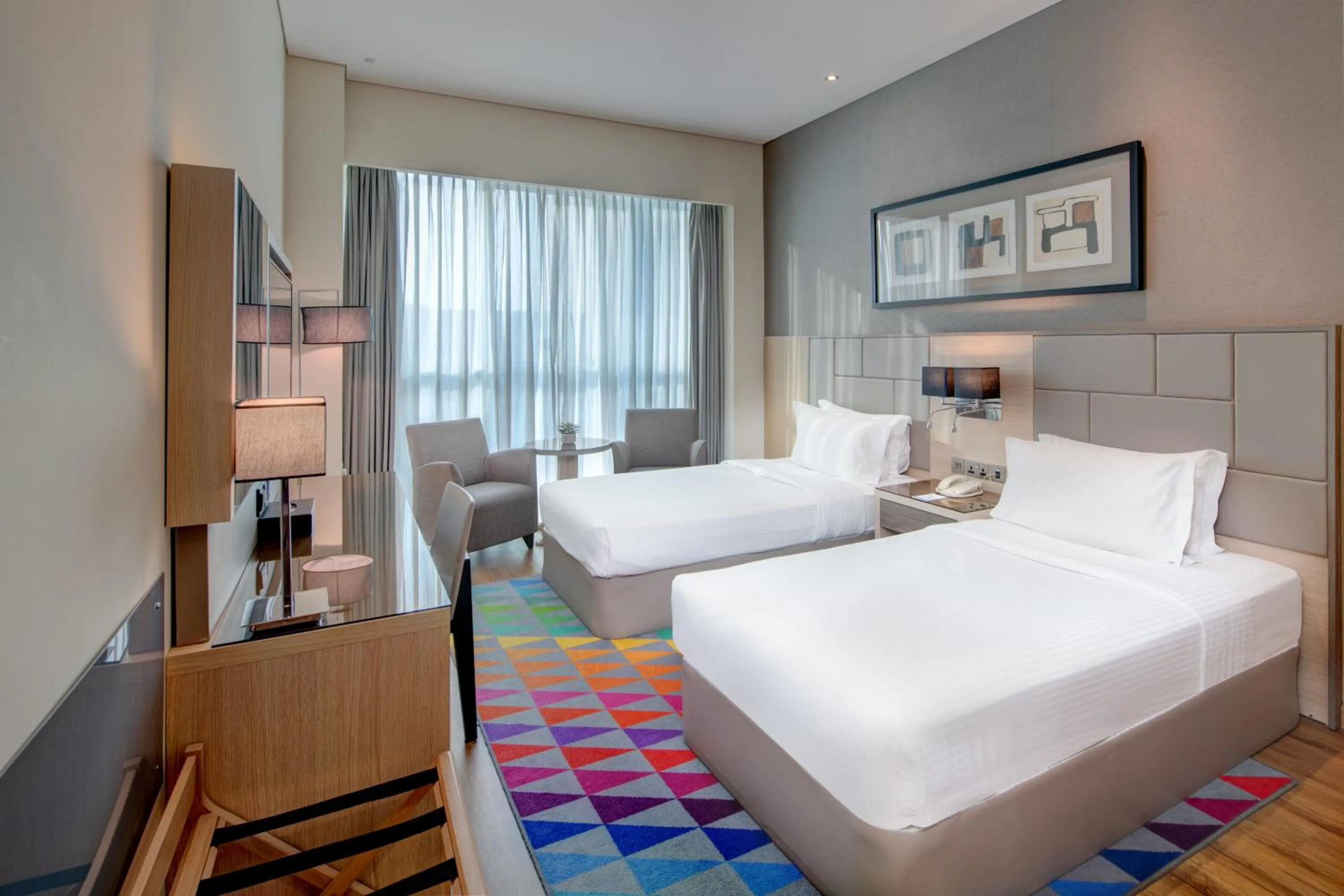 Bedroom, Bed in TRYP by Wyndham Abu Dhabi City Center