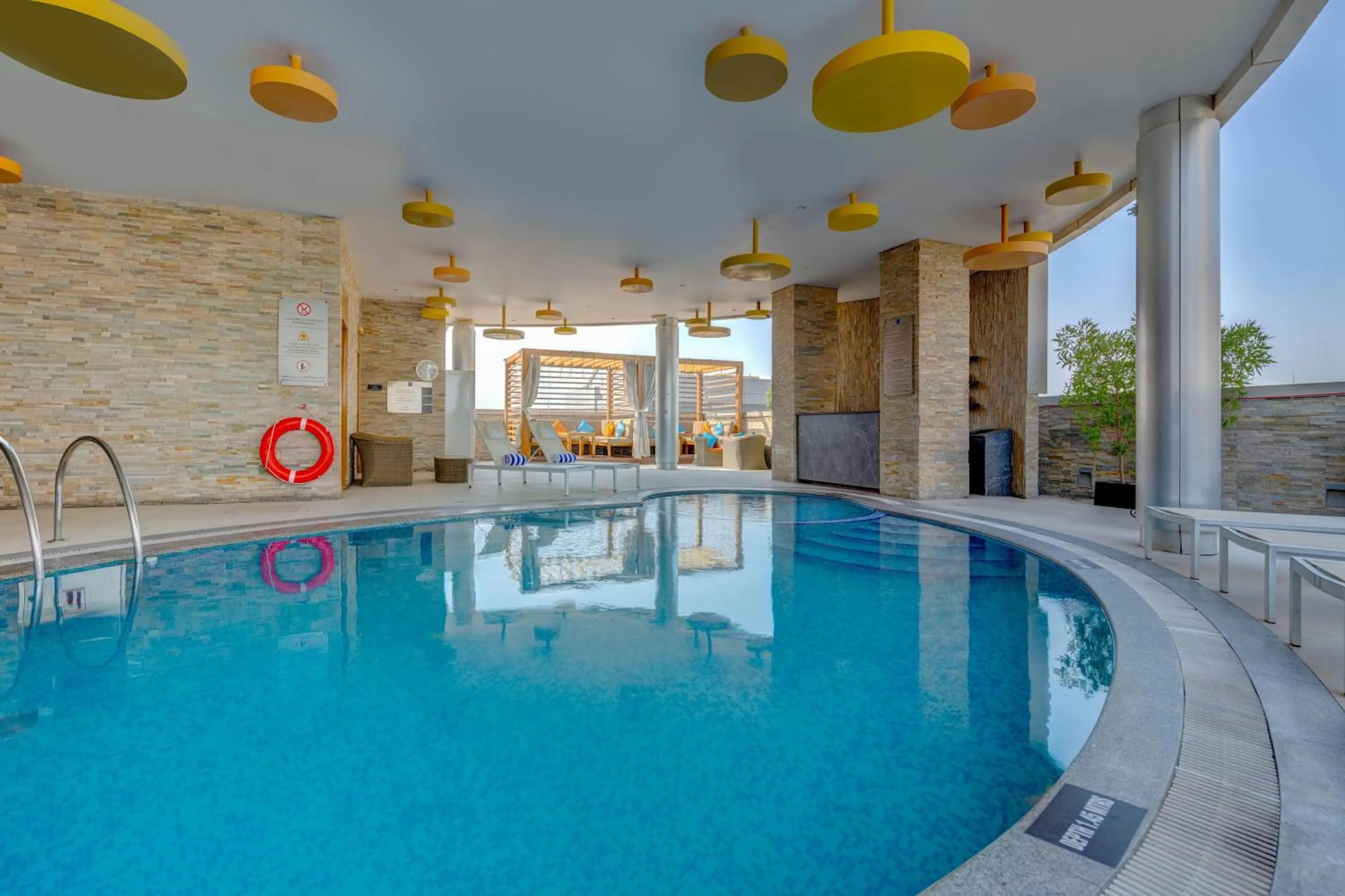 Pool view in TRYP by Wyndham Abu Dhabi City Center