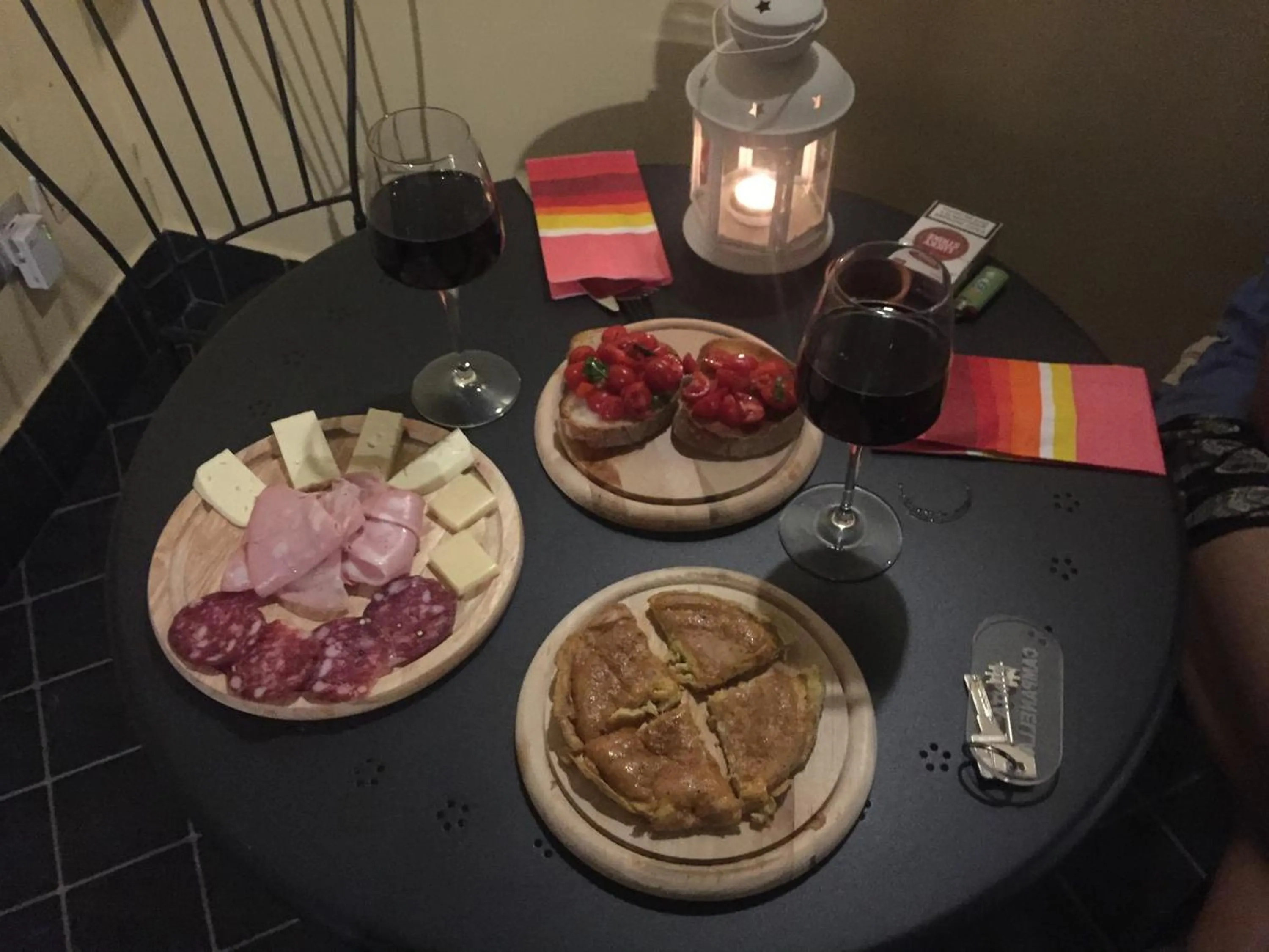 Dinner in B&B La Veduta