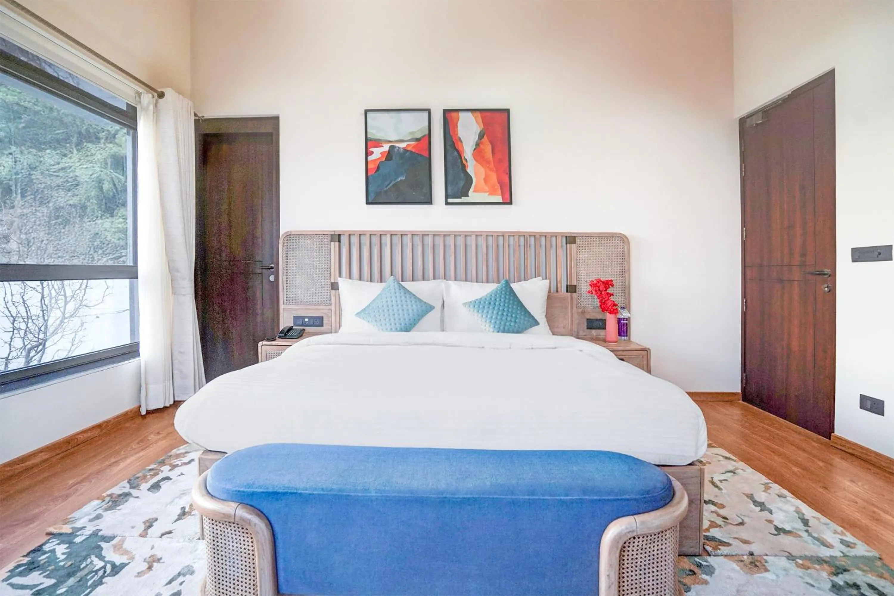 Bedroom, Bed in Sunday by CheckIn Premium 5 BHK Villa Mihika, Shimla