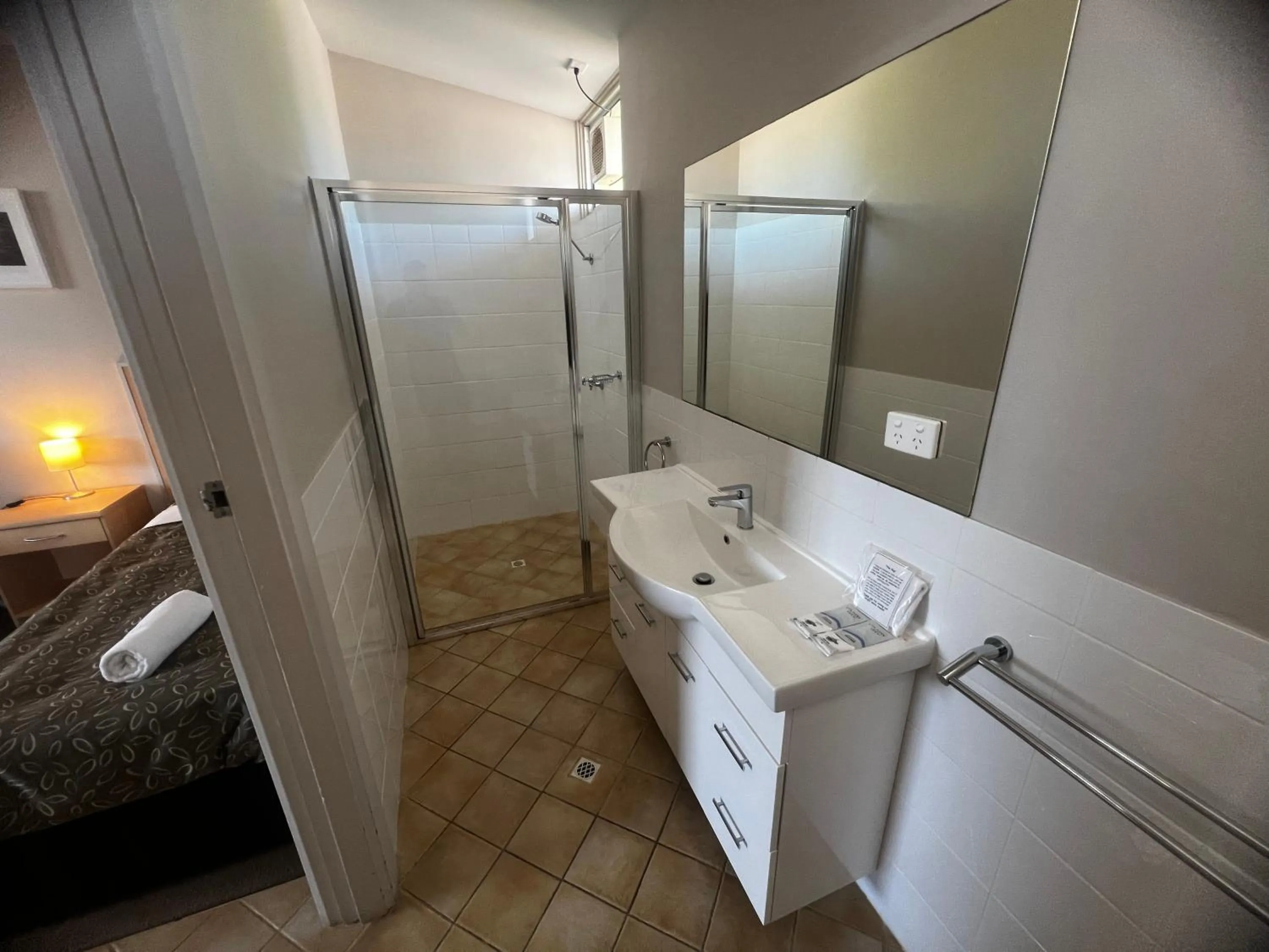 Shower in Highway One Motel