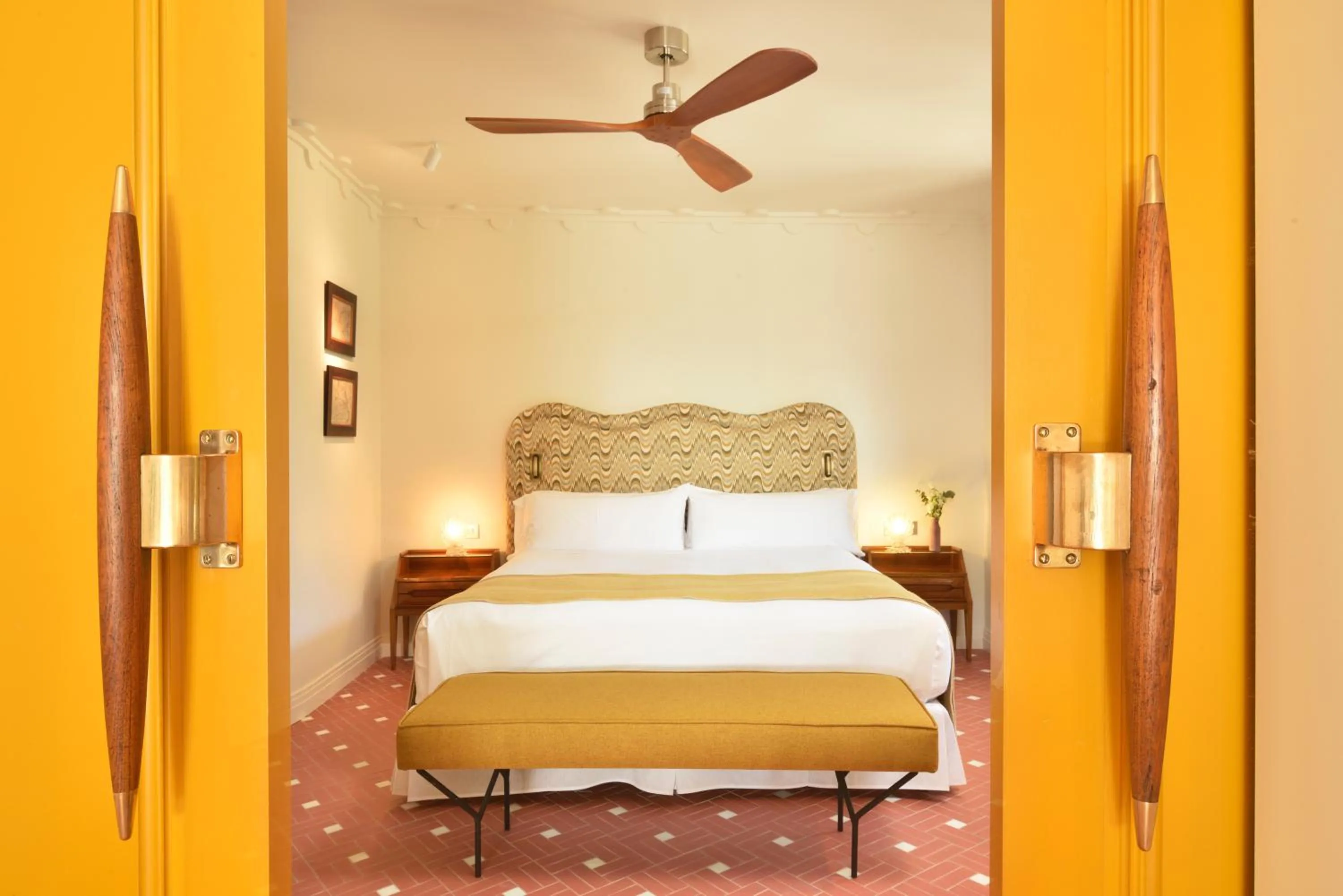 Bed in Hostal de la Gavina GL - The Leading Hotels of the World