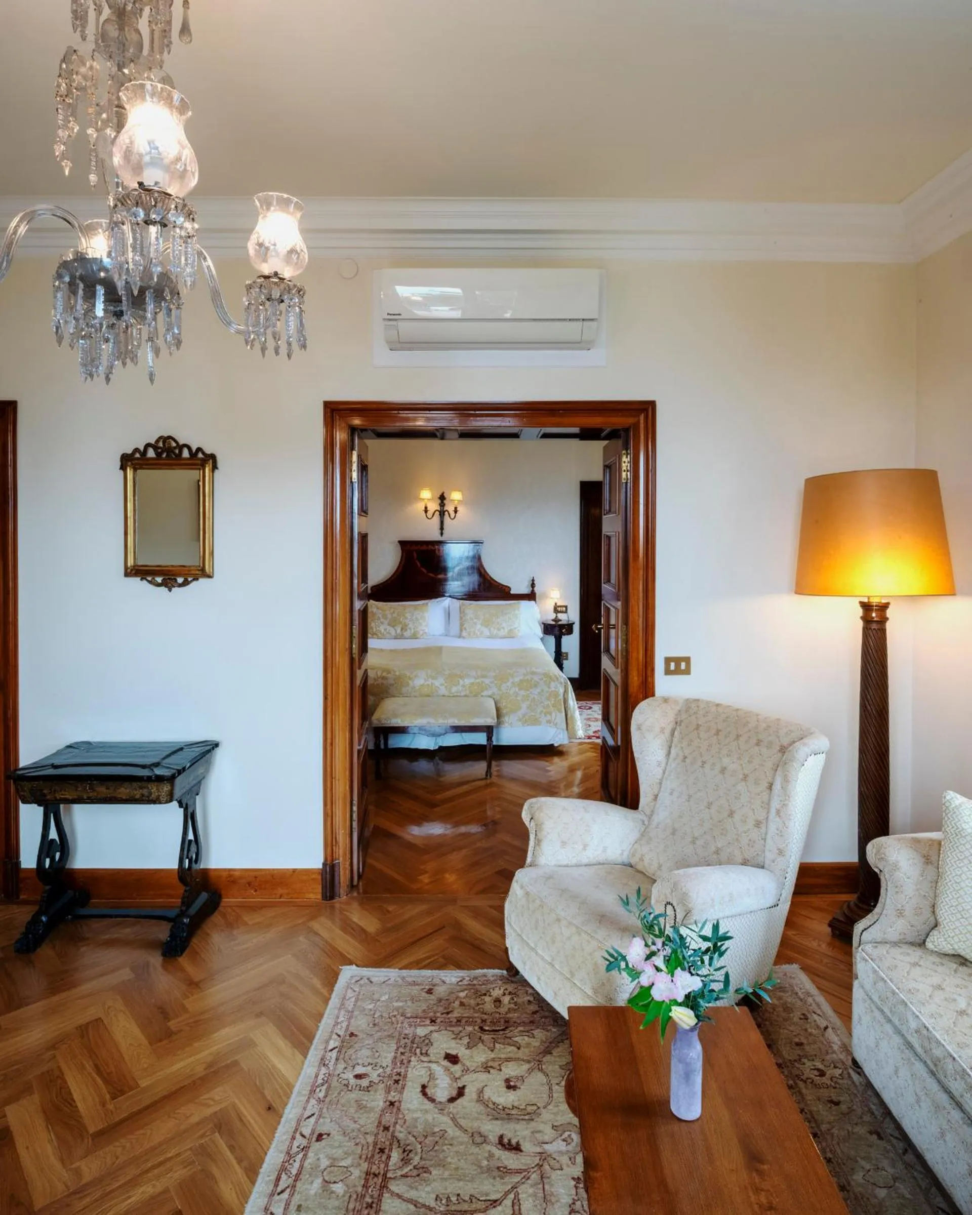 Living room, Bed in Hostal de la Gavina GL - The Leading Hotels of the World