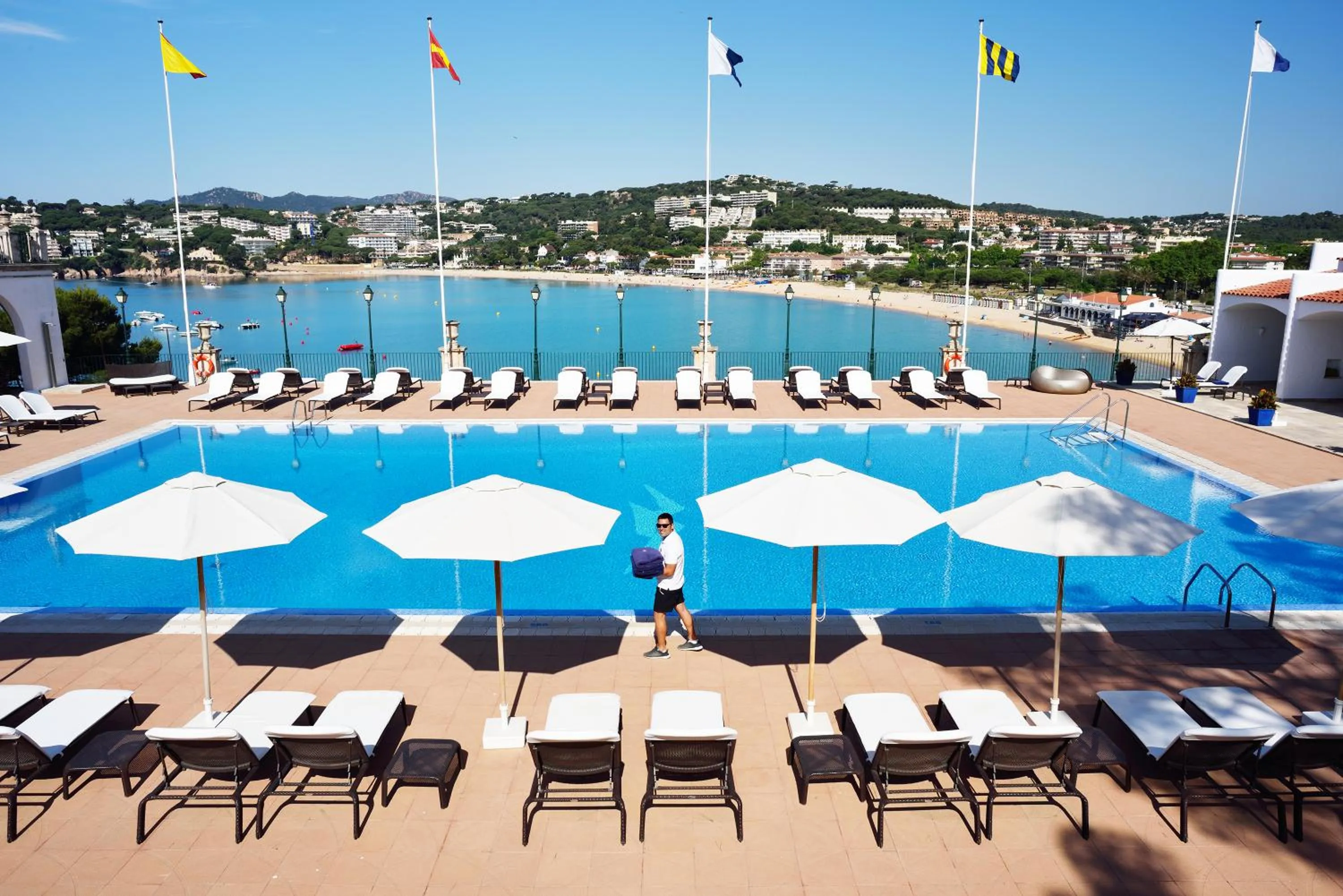 Swimming pool in Hostal de la Gavina GL - The Leading Hotels of the World