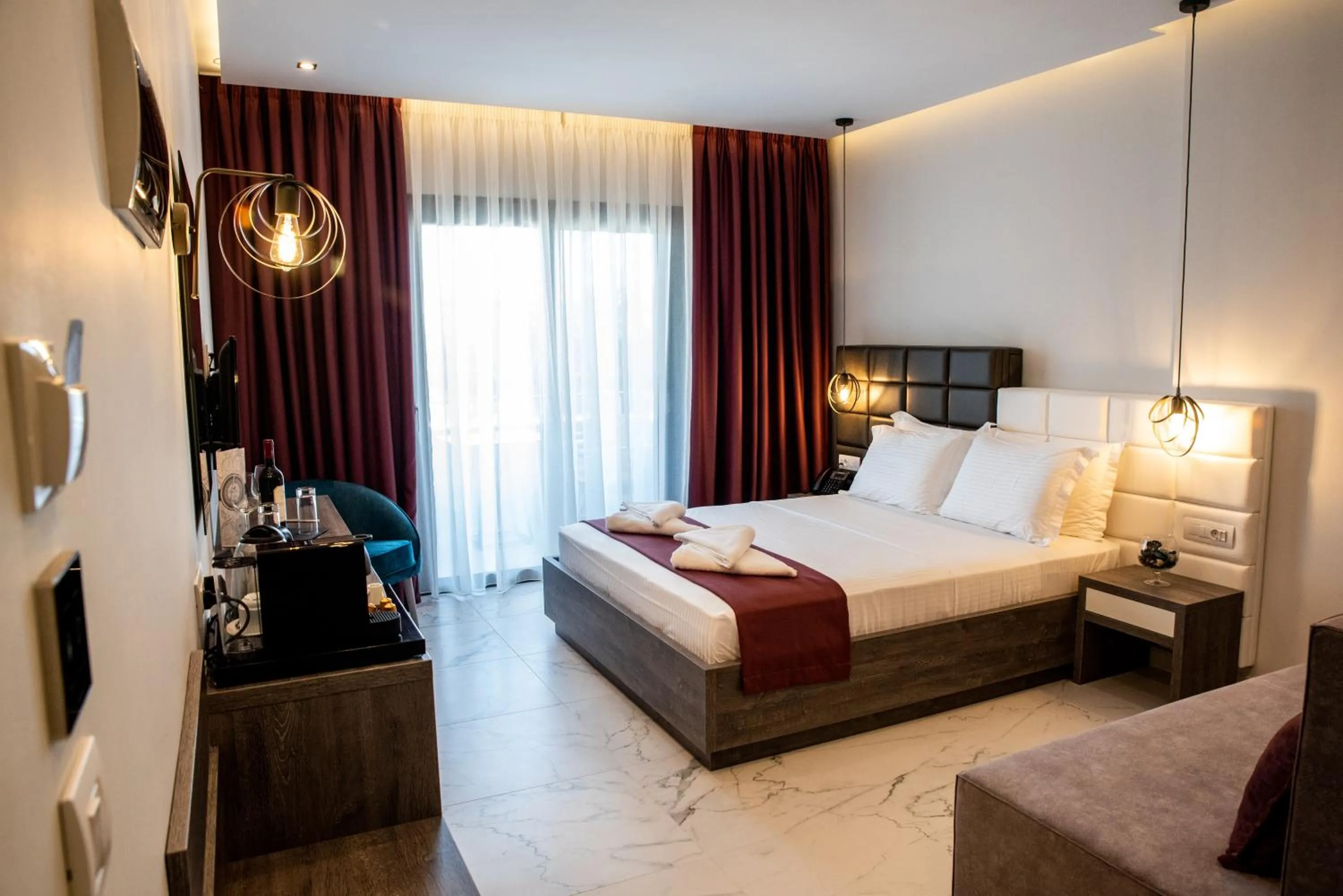 Bedroom, Bed in Lagaria Hotel