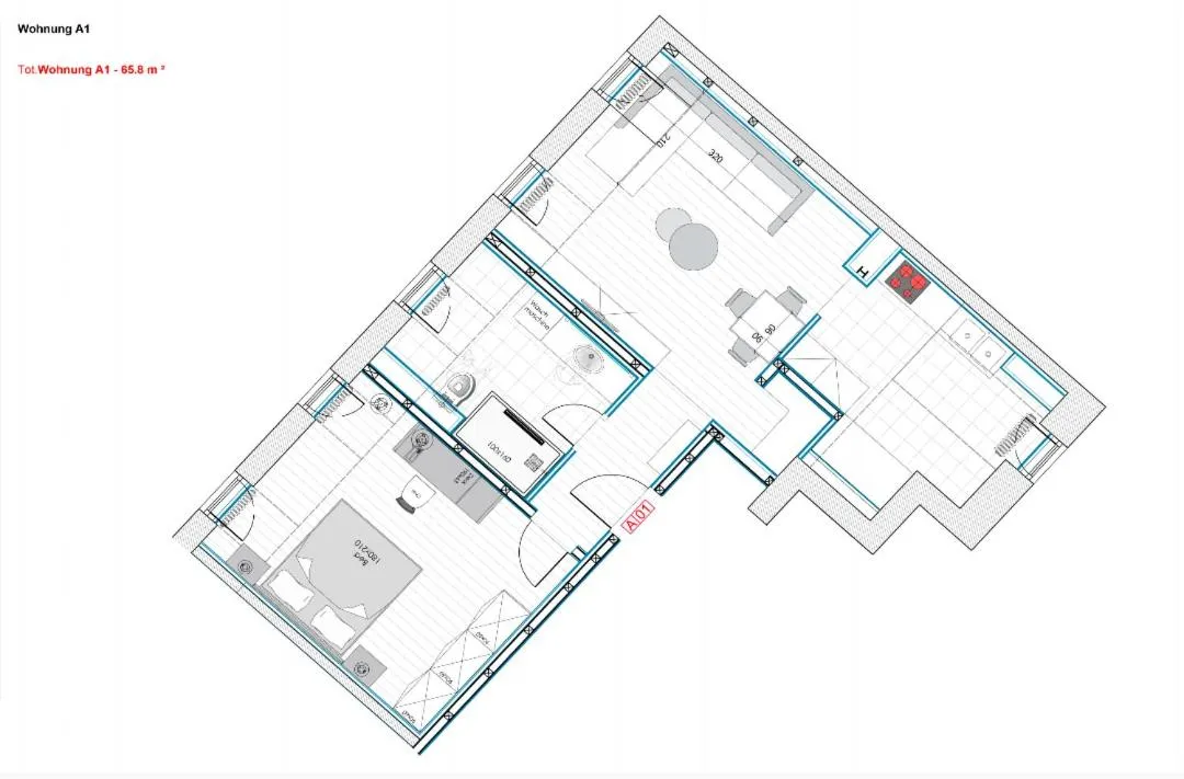 Floor plan in Kleiner Rosengarten