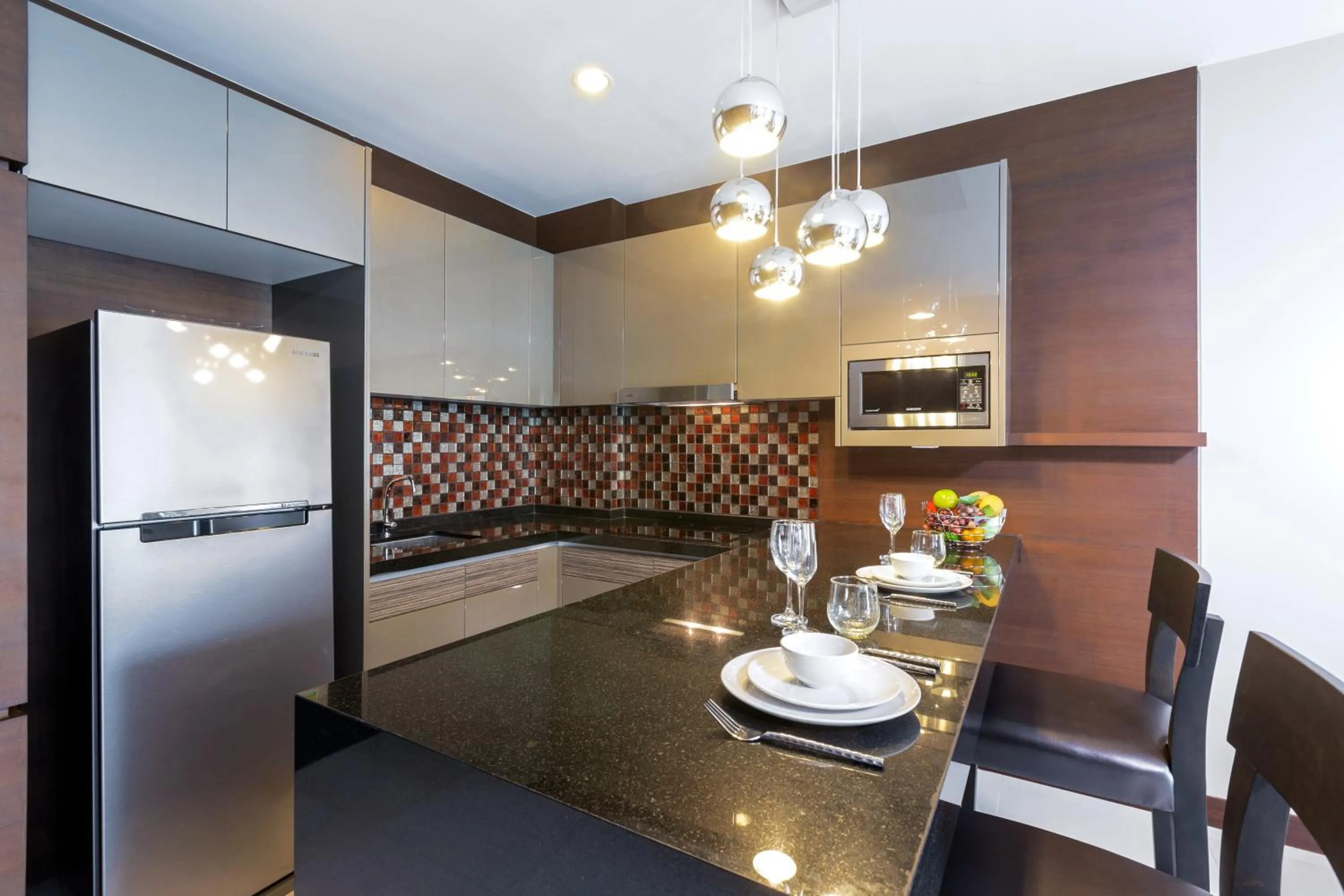 Kitchen or kitchenette in The Regent Phuket Bangtao Beach