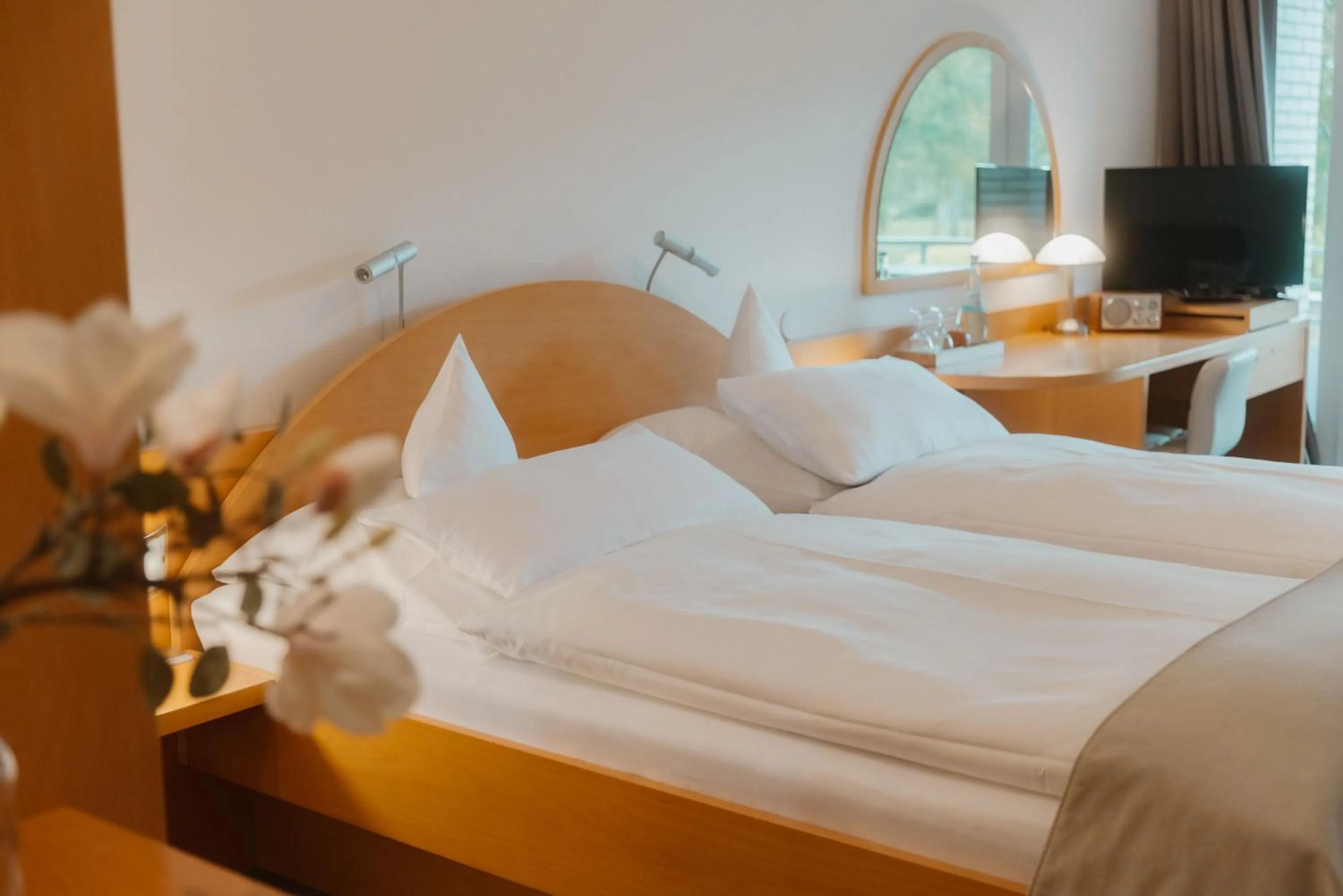 Bed in Landhotel Stähle