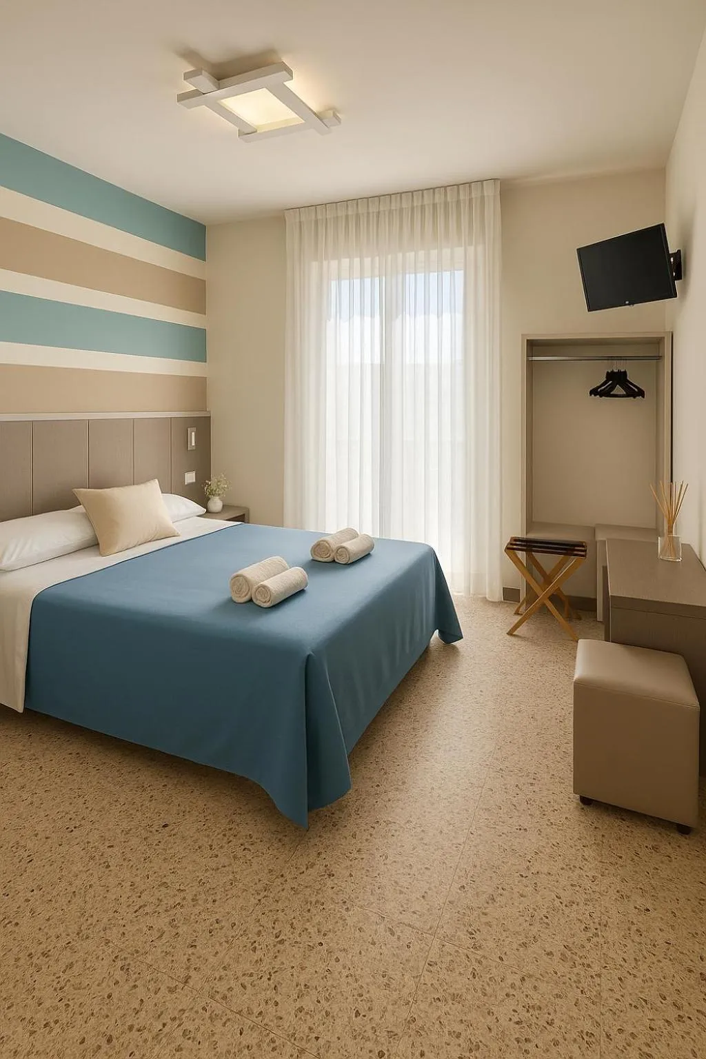 Bedroom, Bed in Hotel Massimo