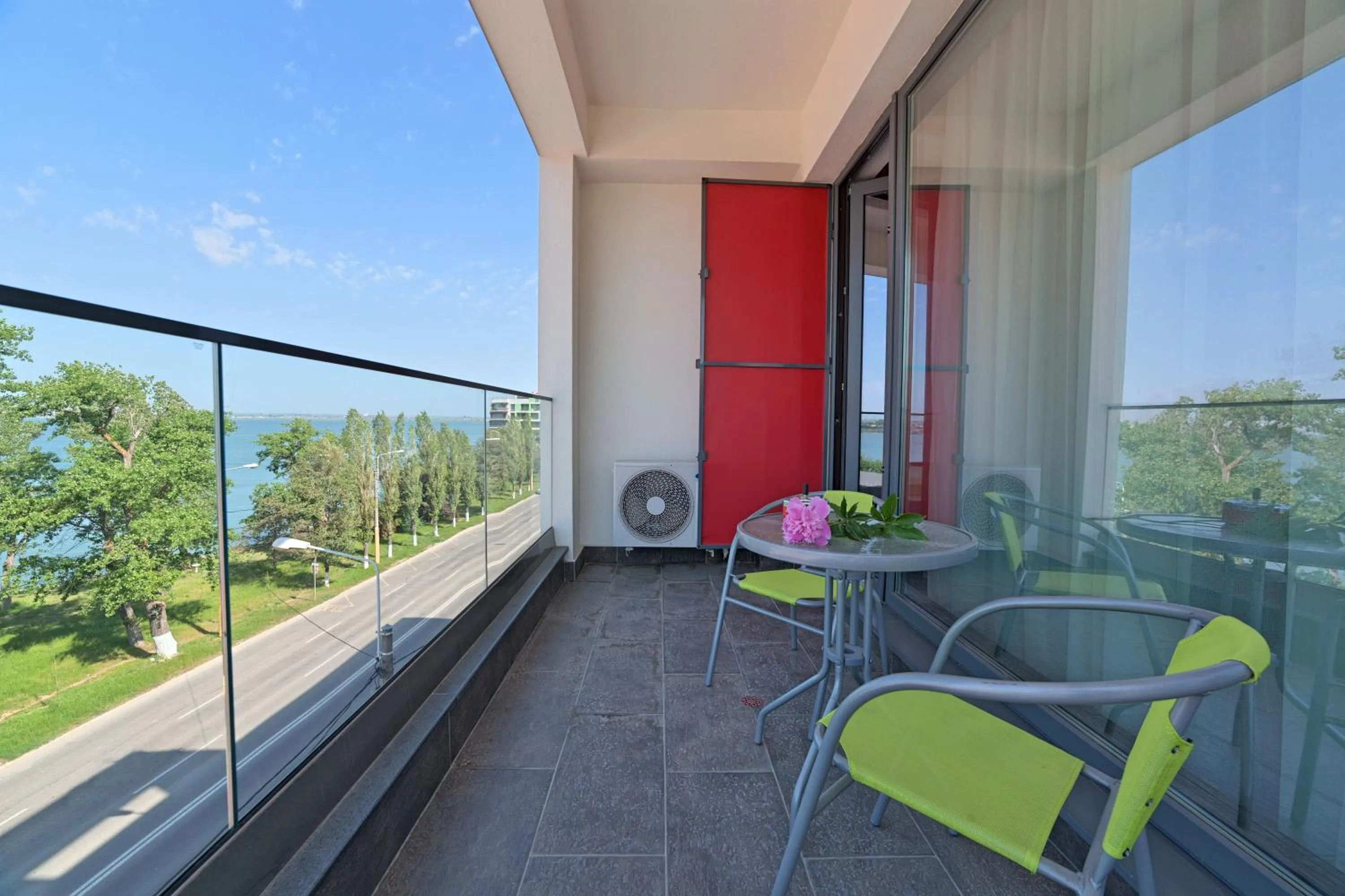 Balcony/Terrace in Tomis Garden Apartments Mamaia