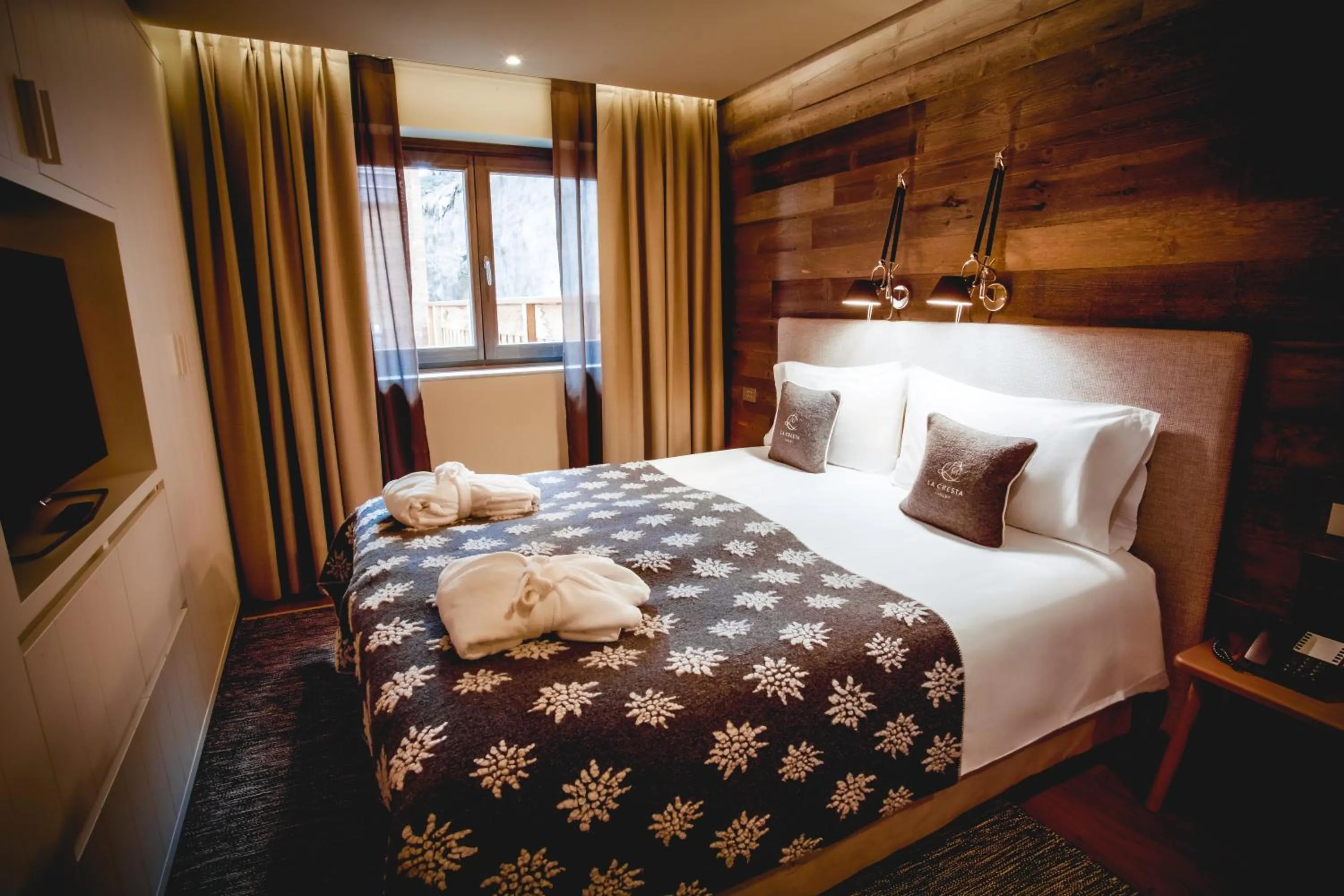 Bed in La Cresta Chalet