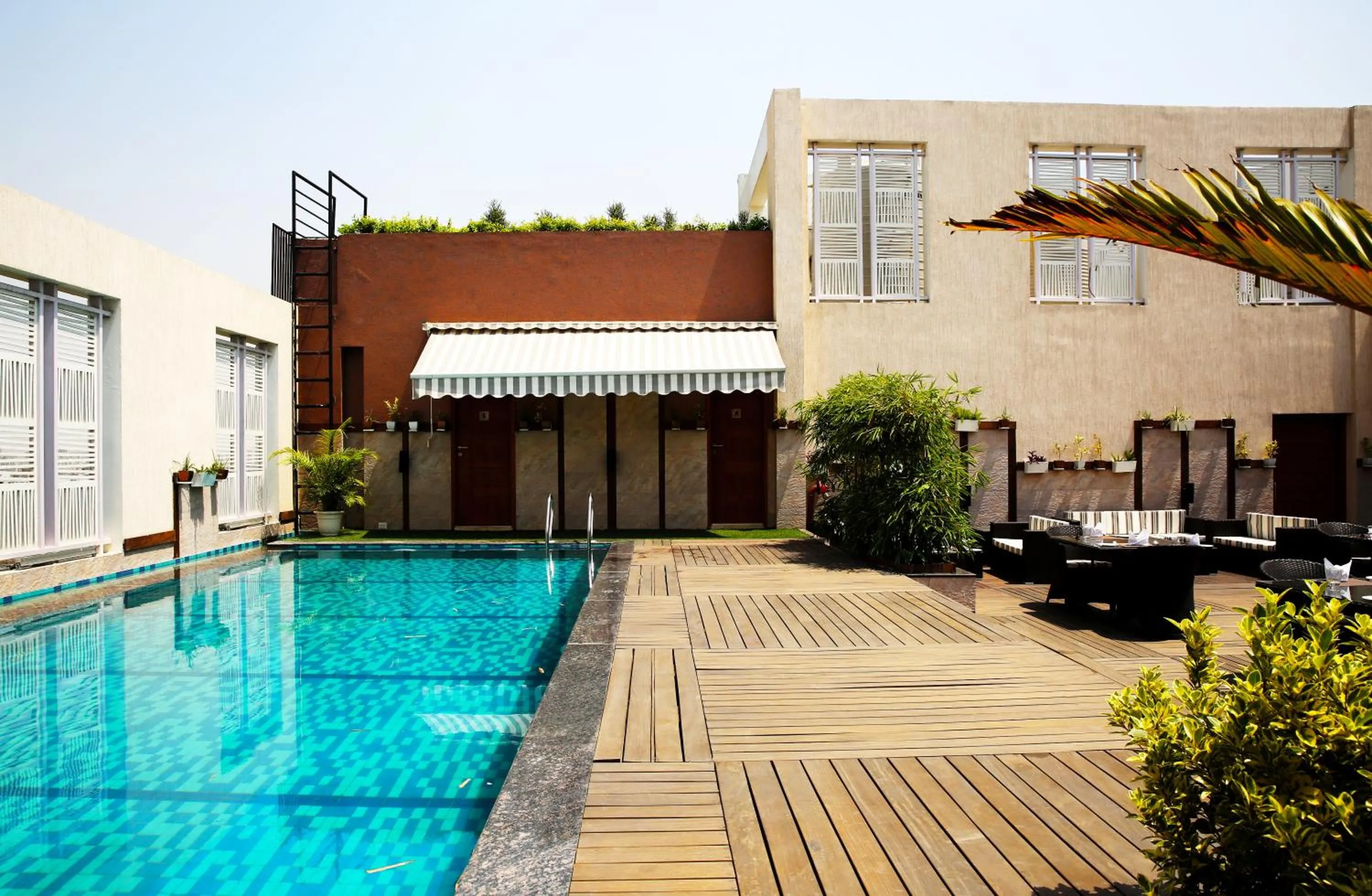 Pool view in Ramada by Wyndham Ghaziabad Vasundhara