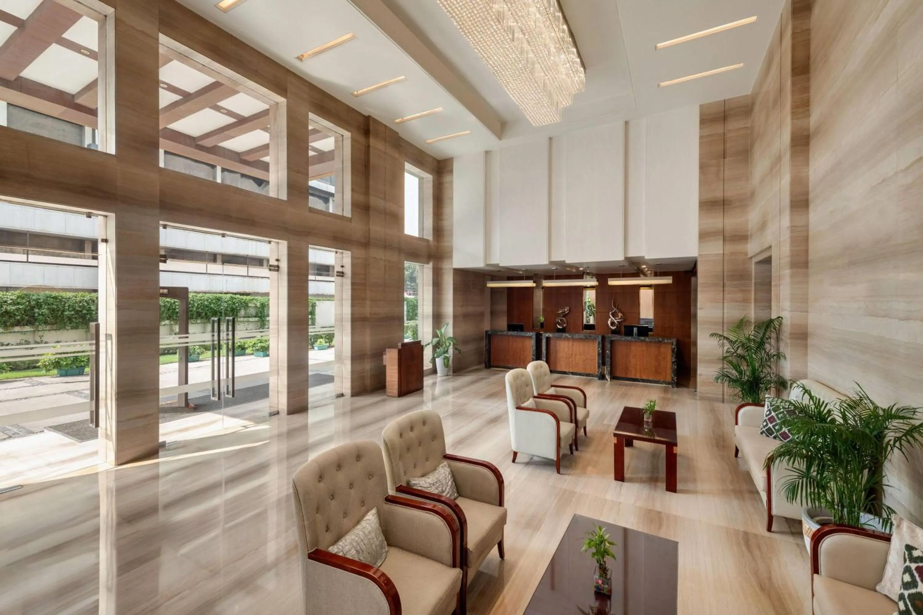 Lobby or reception in Ramada by Wyndham Ghaziabad Vasundhara