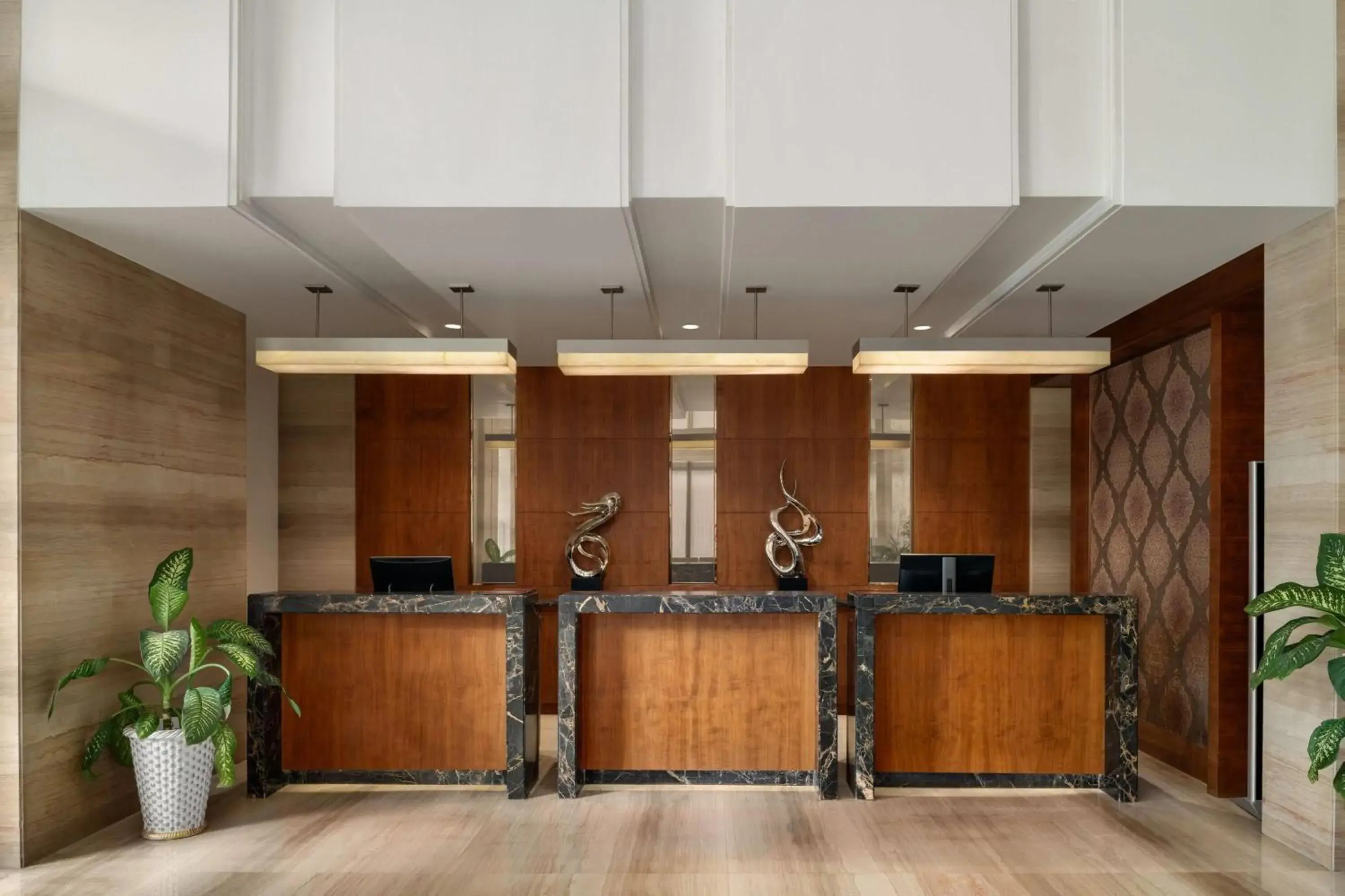 Lobby or reception in Ramada by Wyndham Ghaziabad Vasundhara Lobby or reception in Ramada by Wyndham Ghaziabad Vasundhara