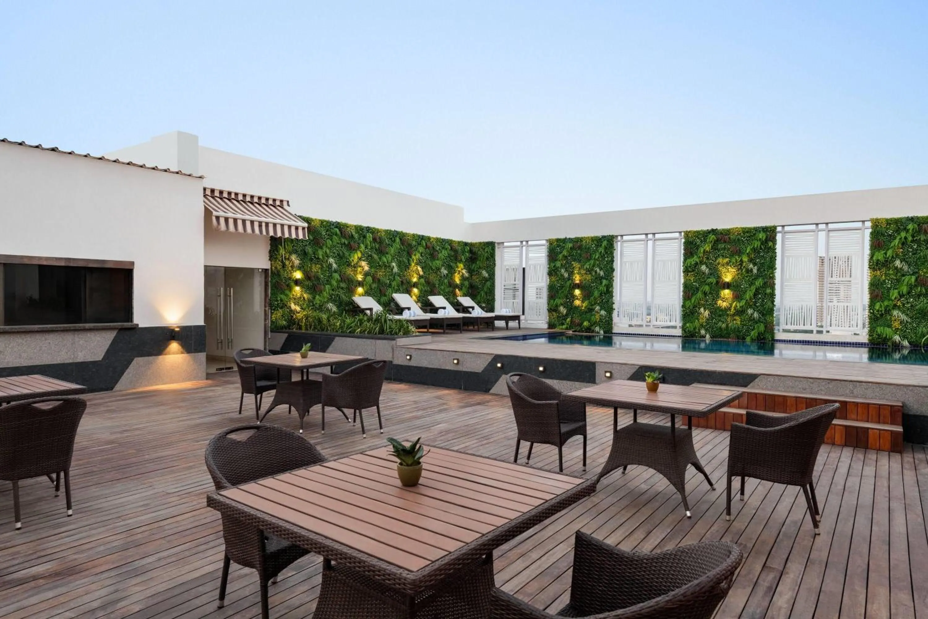 Swimming pool in Ramada by Wyndham Ghaziabad Vasundhara