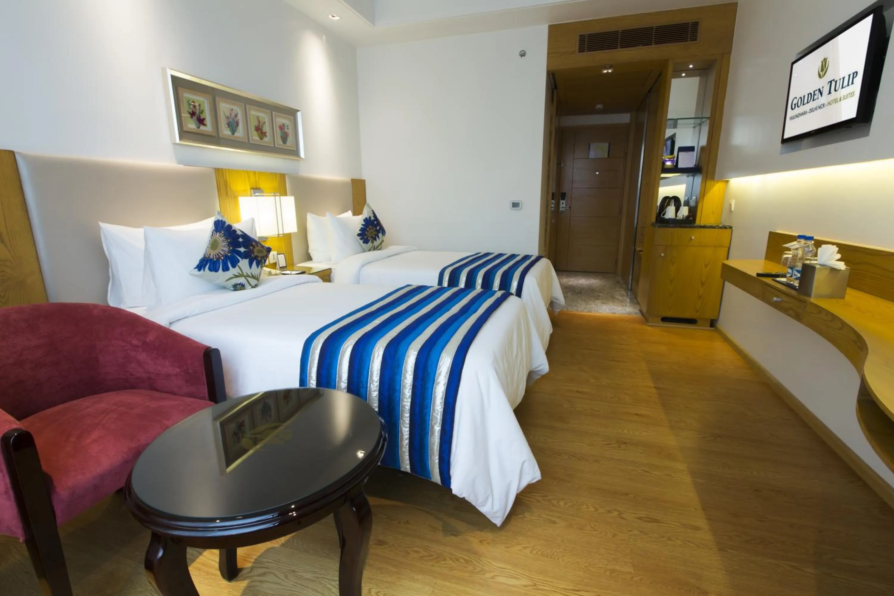 Bed in Ramada by Wyndham Ghaziabad Vasundhara