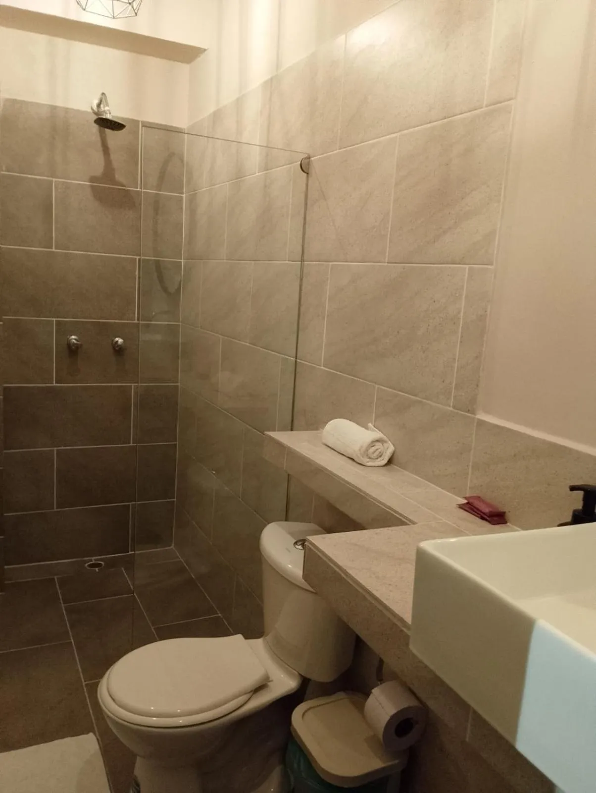 Shower in History Center Hotel