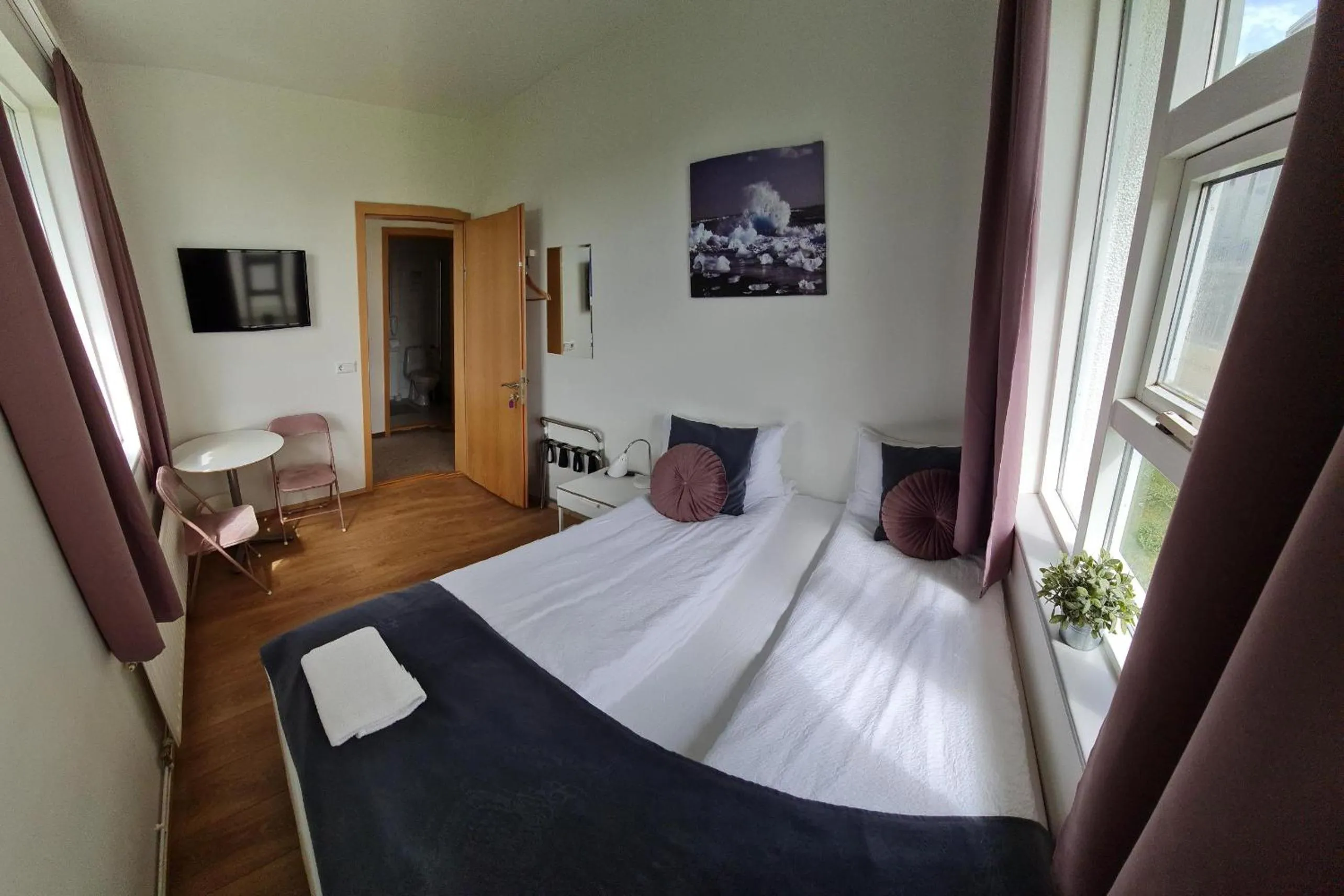 Bed in Höfn Guesthouse