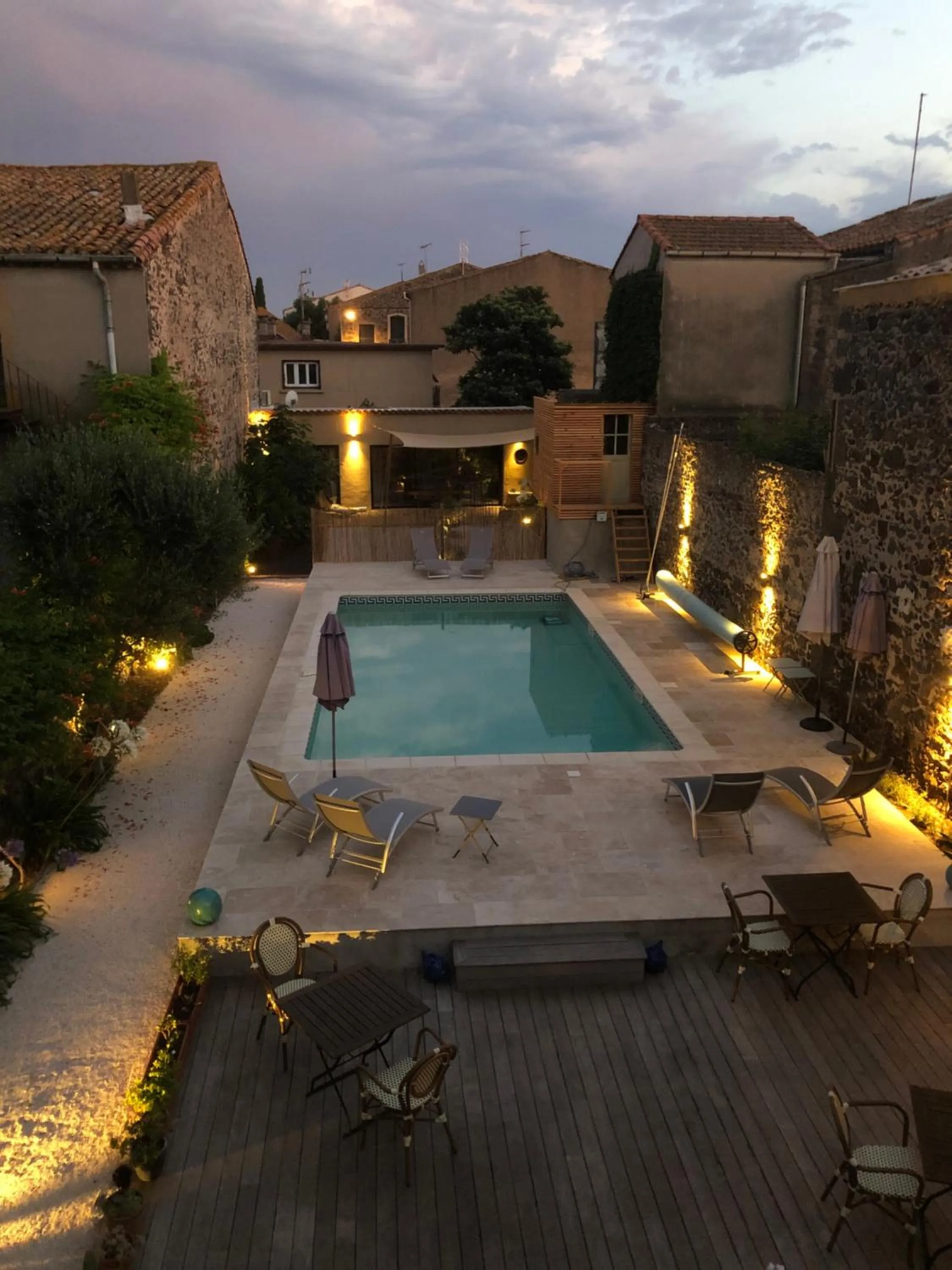 Patio in La Casa Occitane